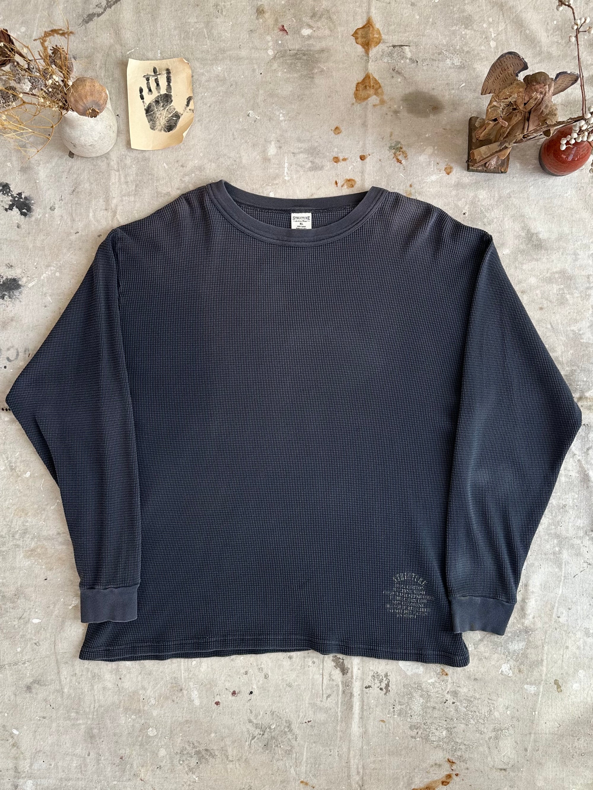 1990s Oversized Black Thermal