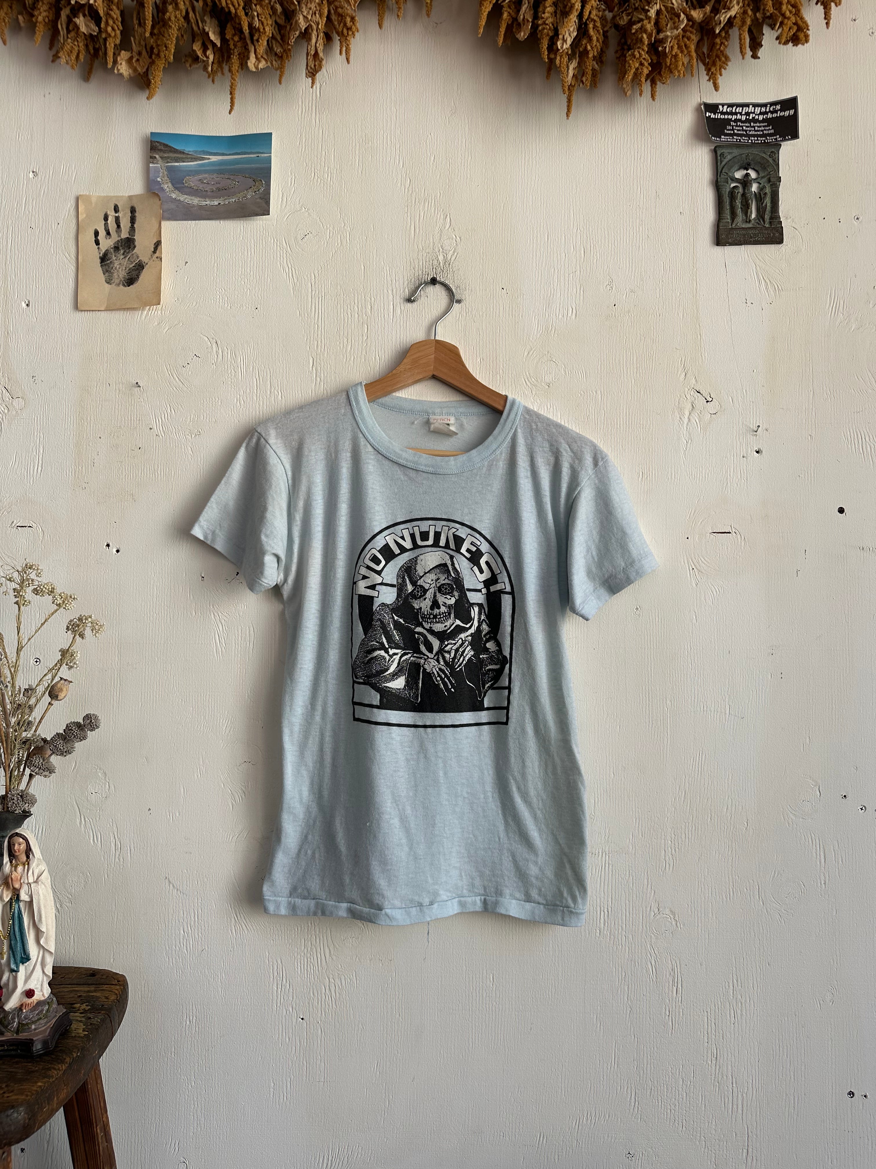 1970s No Nukes Grim Reaper T-Shirt (S/M)