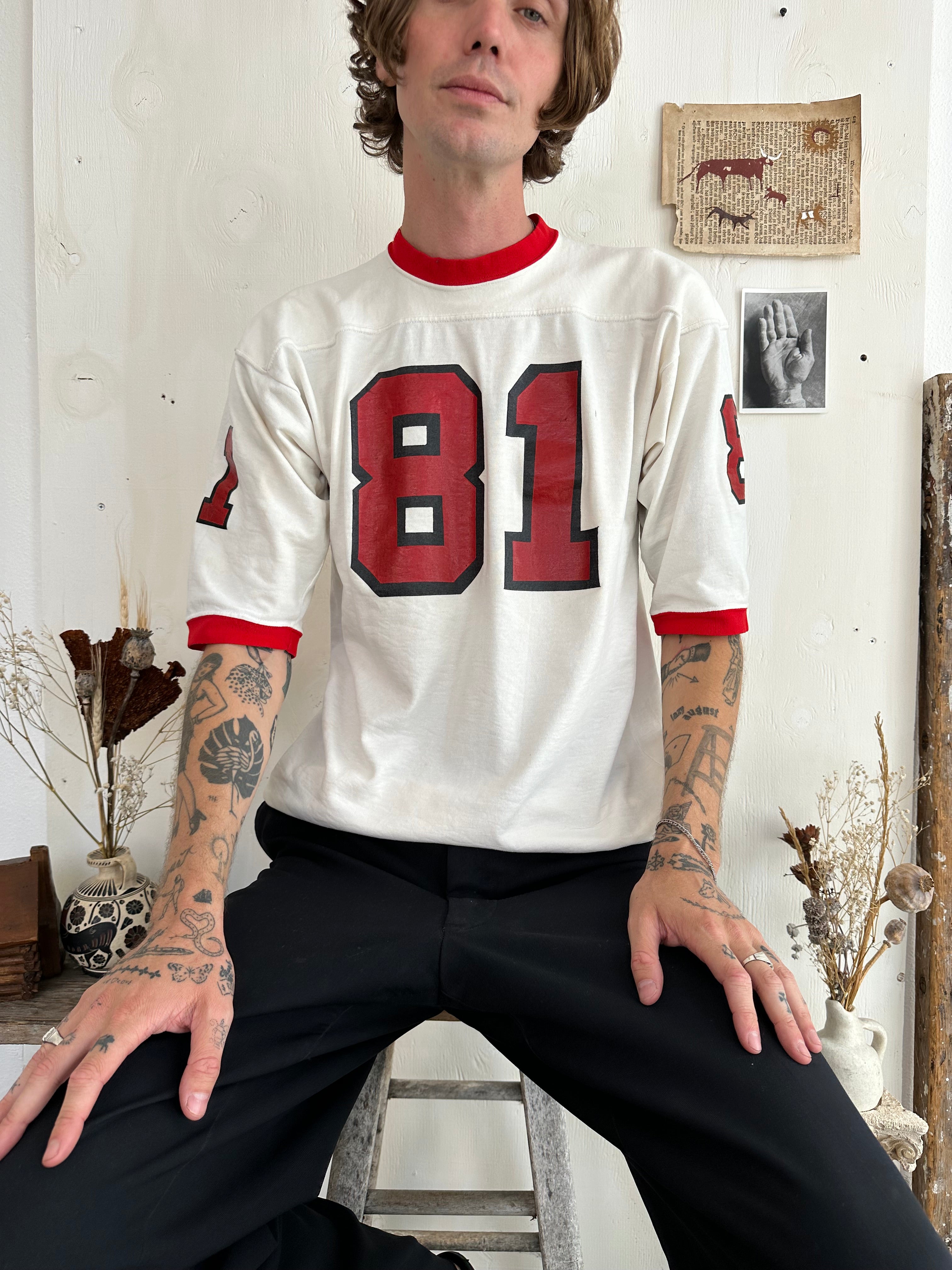 1990s Well-Worn Number 81 Jersey (L)