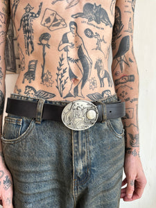 Made In the USA Heavy Wizard Buckle Belt (38 - 40)