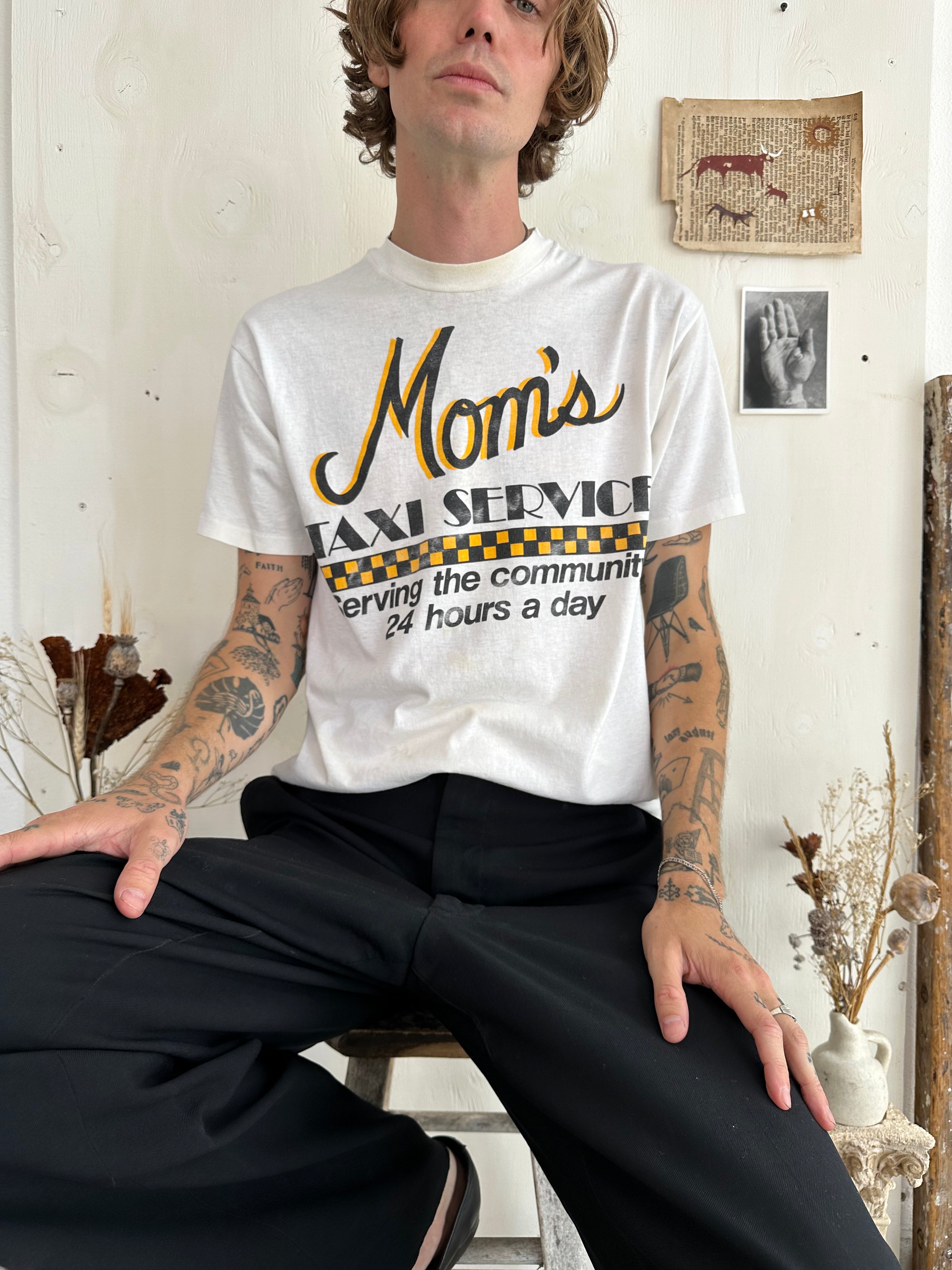 1990s Mom’s Taxi Service Tee (M/L)