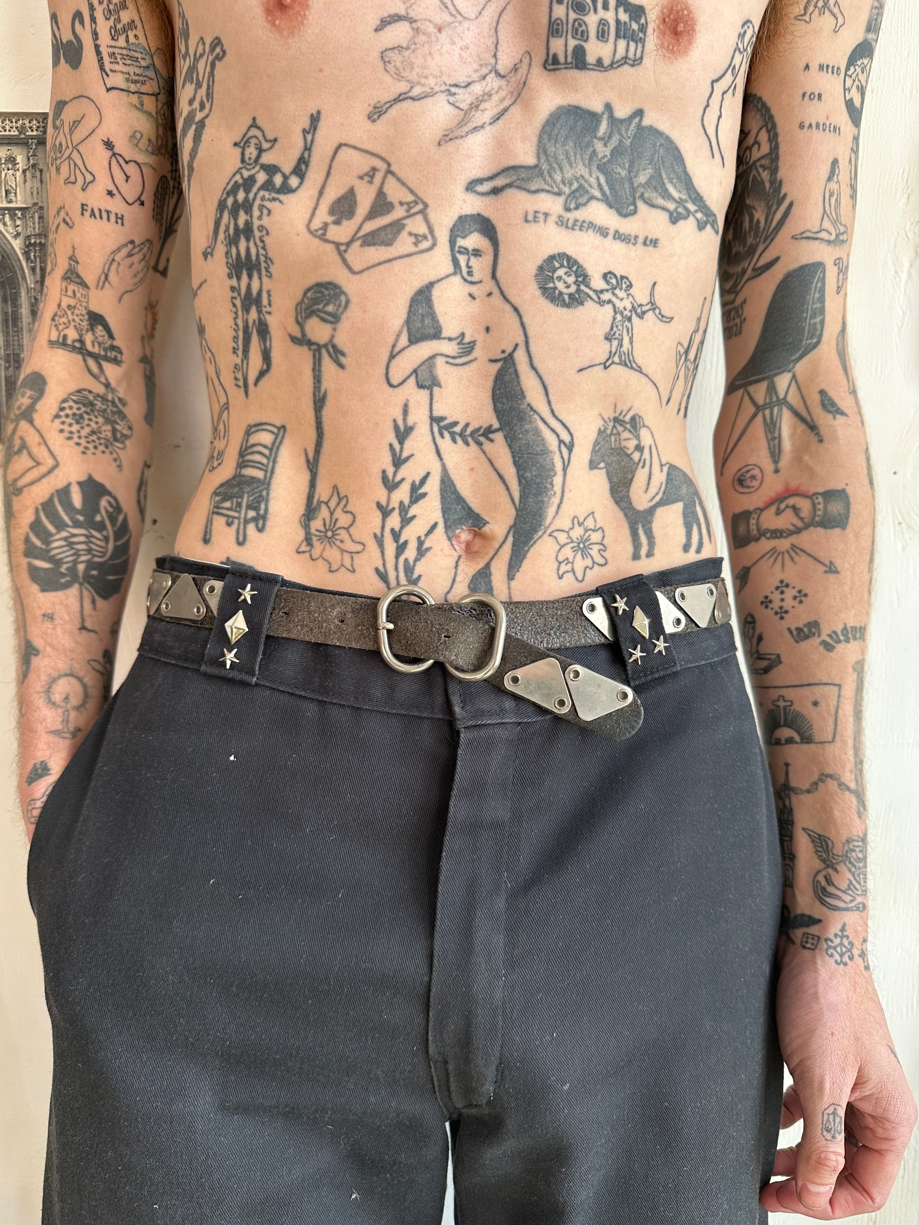 1980s Triangle Stud Belt (28 -32)