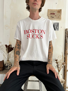 1990s Boston Sucks T-Shirt (Boxy XL)