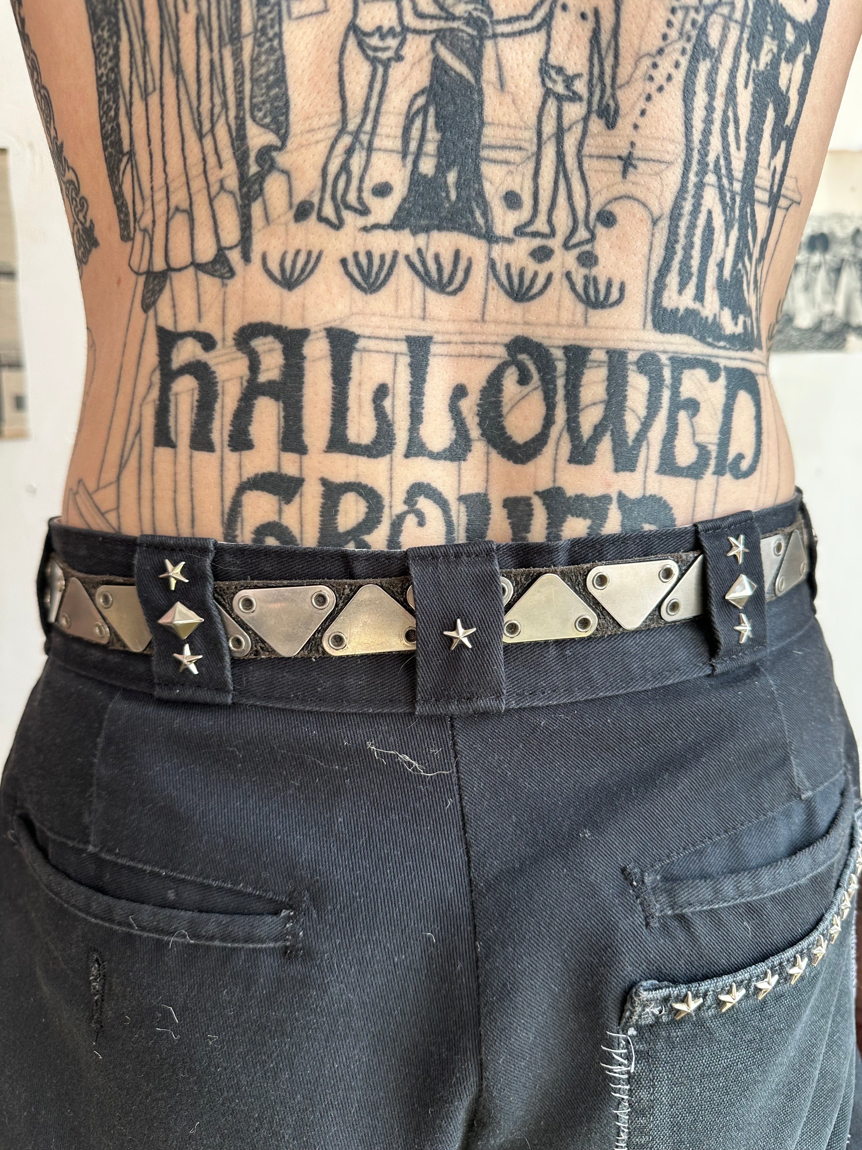 1980s Triangle Stud Belt (28 -32)