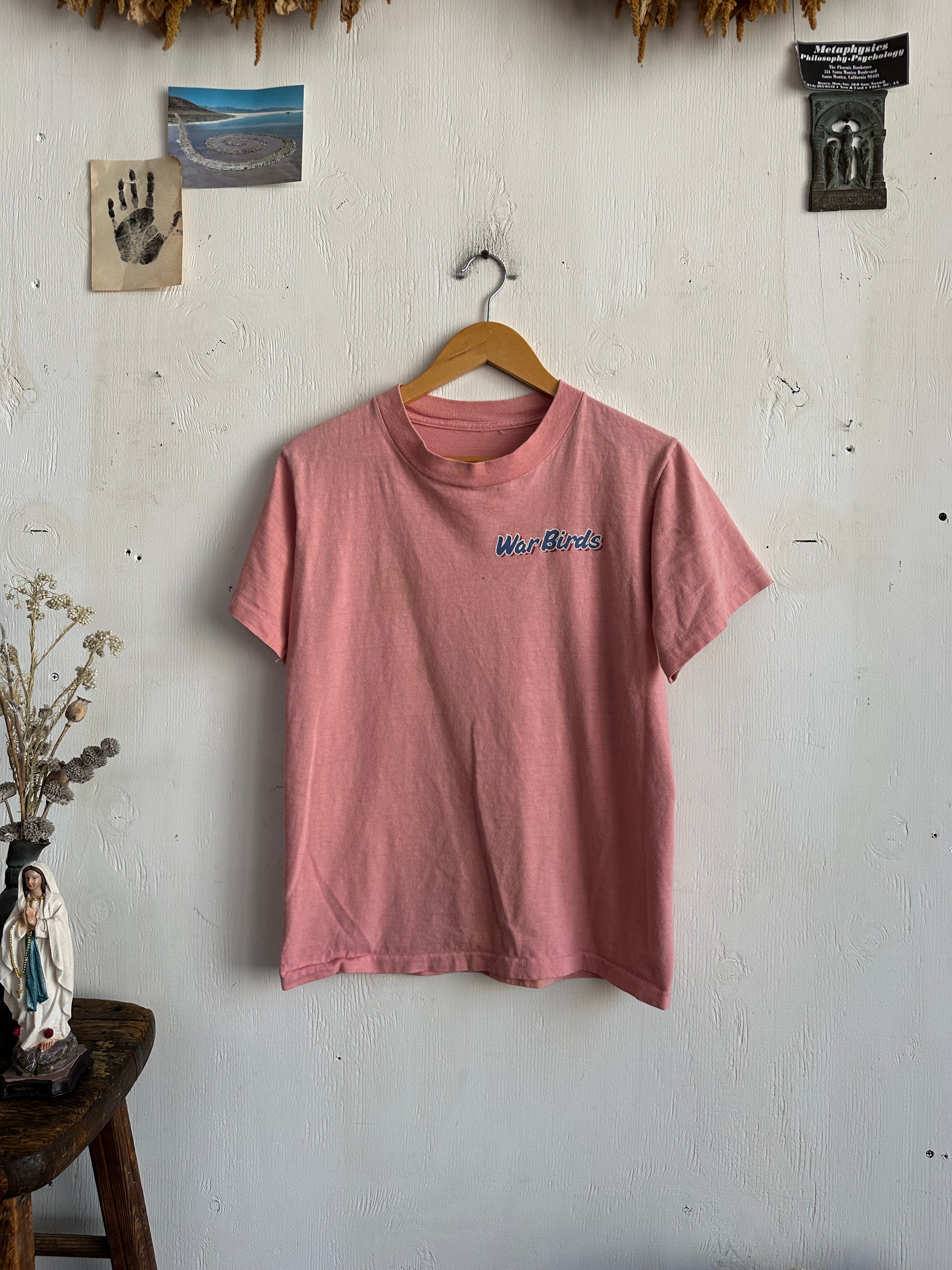 1990s Sunfaded War Birds T-Shirt (M)