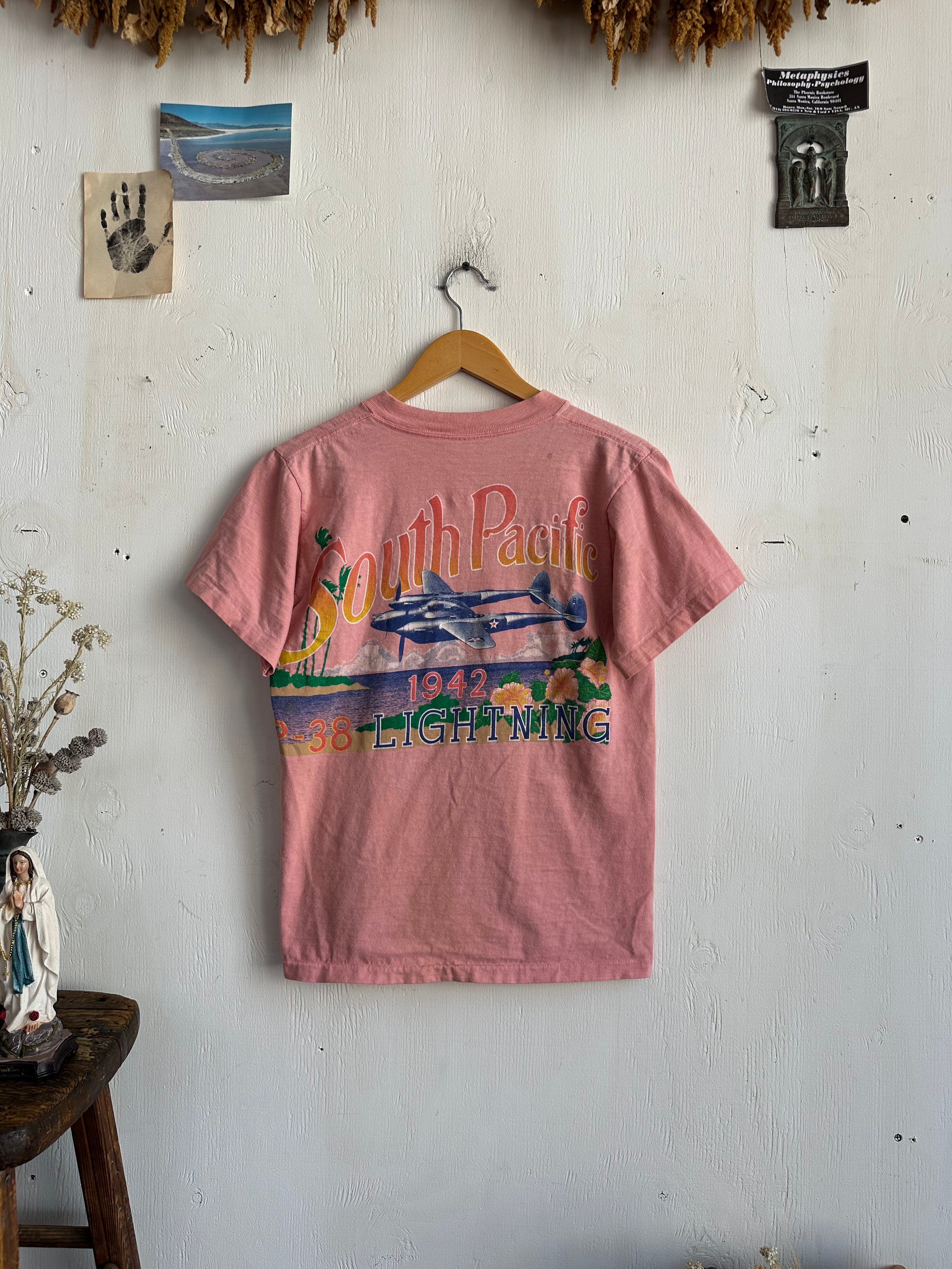 1990s Sunfaded War Birds T-Shirt (M)
