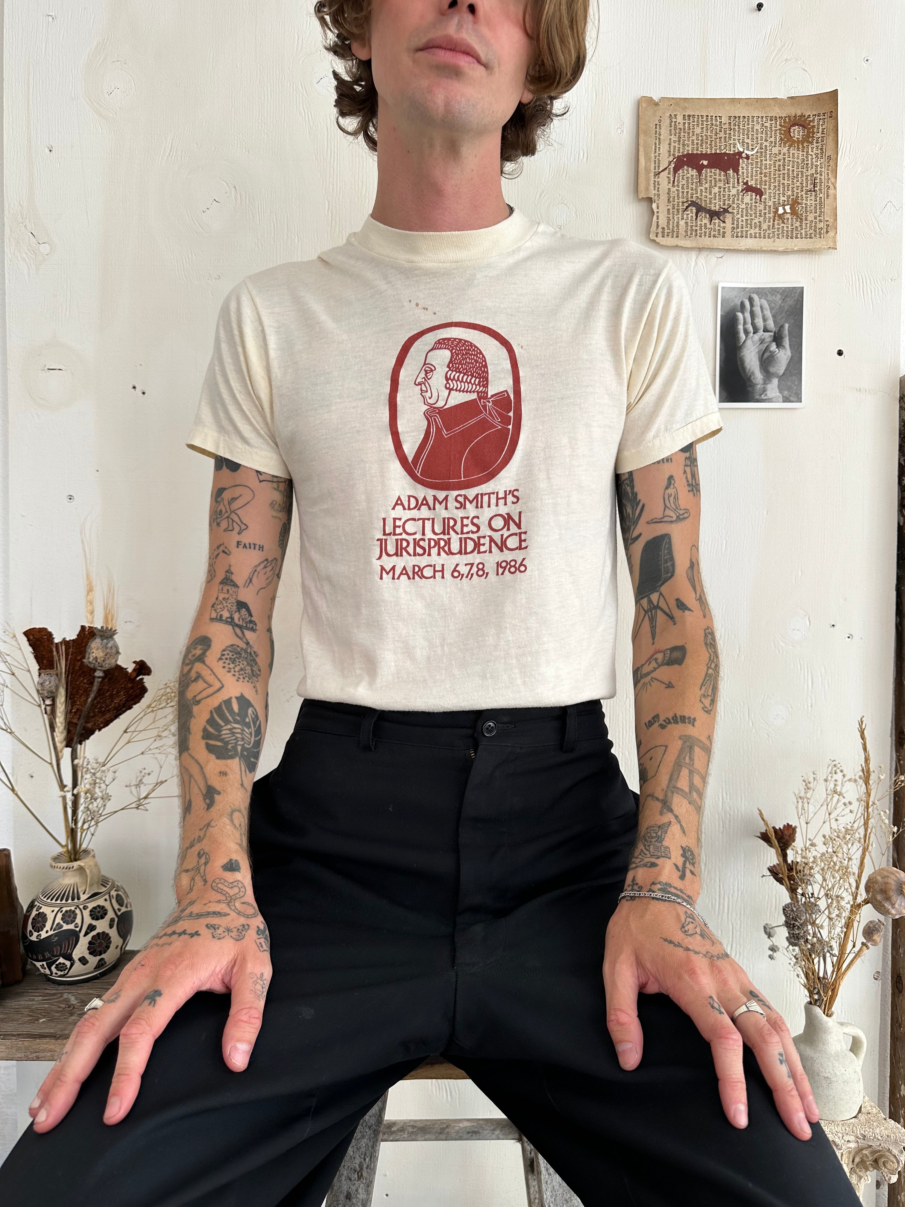 1986 Adam Smith T-Shirt (S/M)