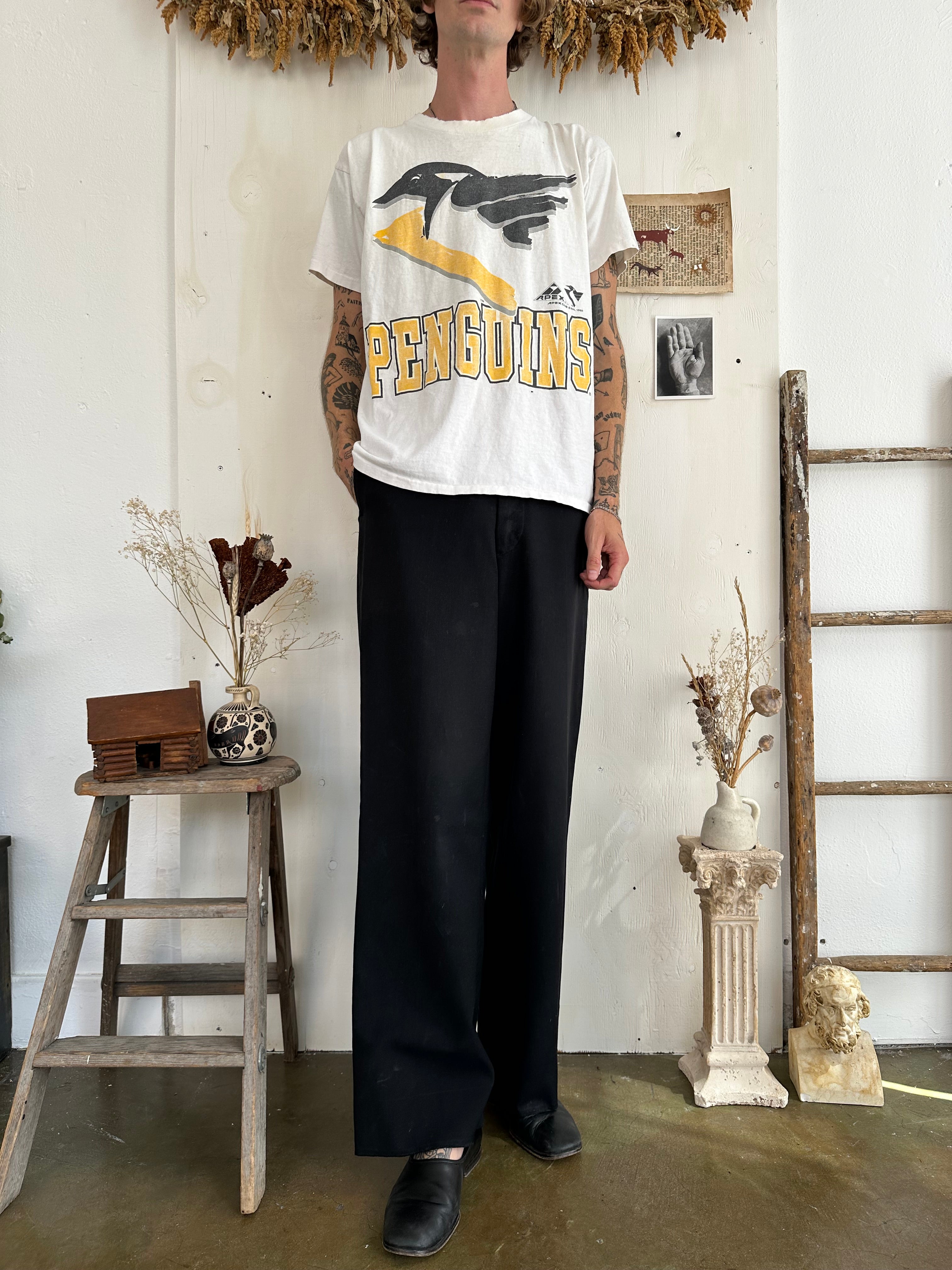 1993 Well-Worn Penguins T-Shirt (L/XL)