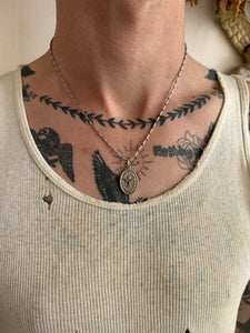 Vintage Sacred Dove with Sterling Chain
