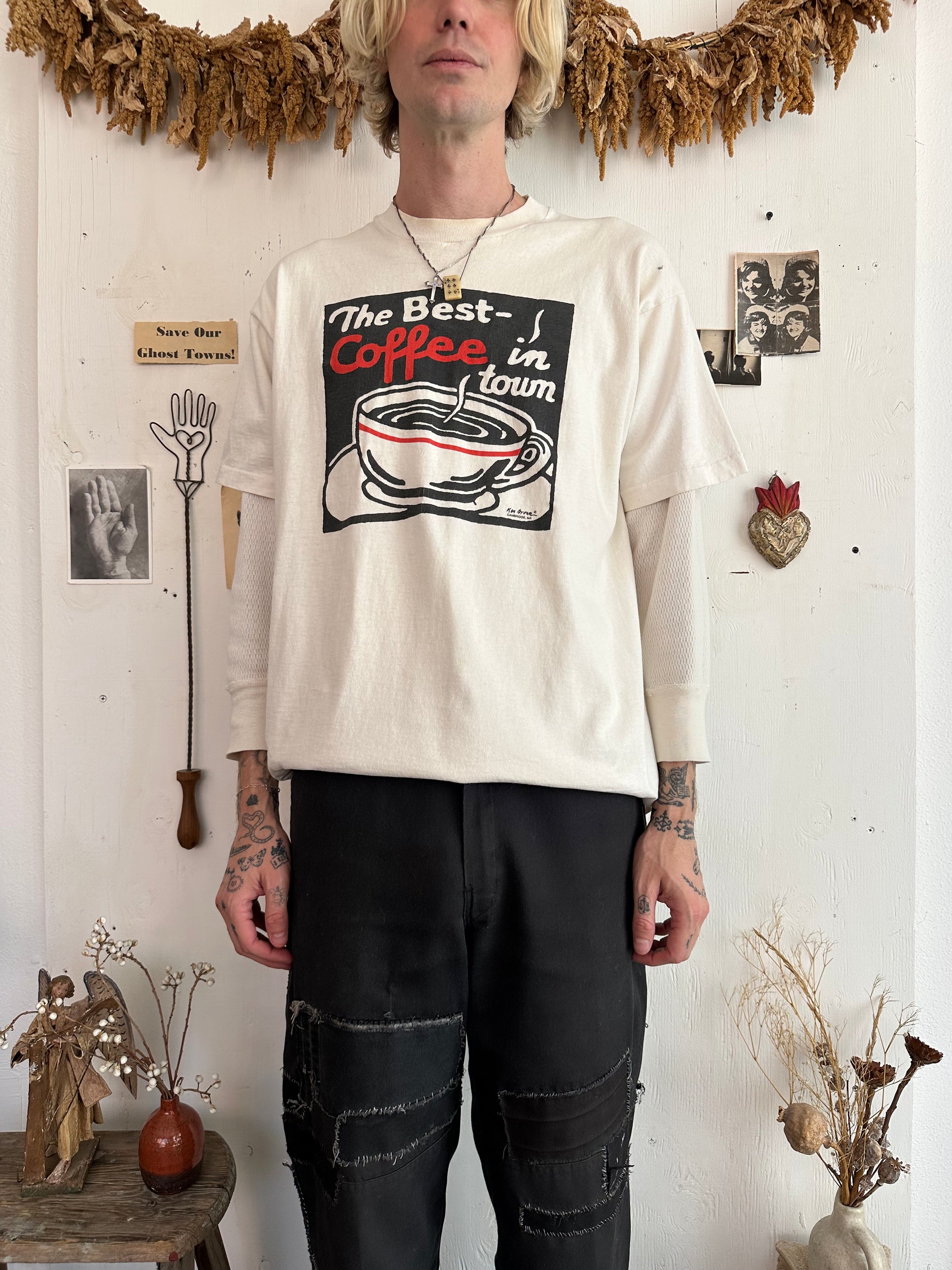 1990s The Best Coffee in Town Tee