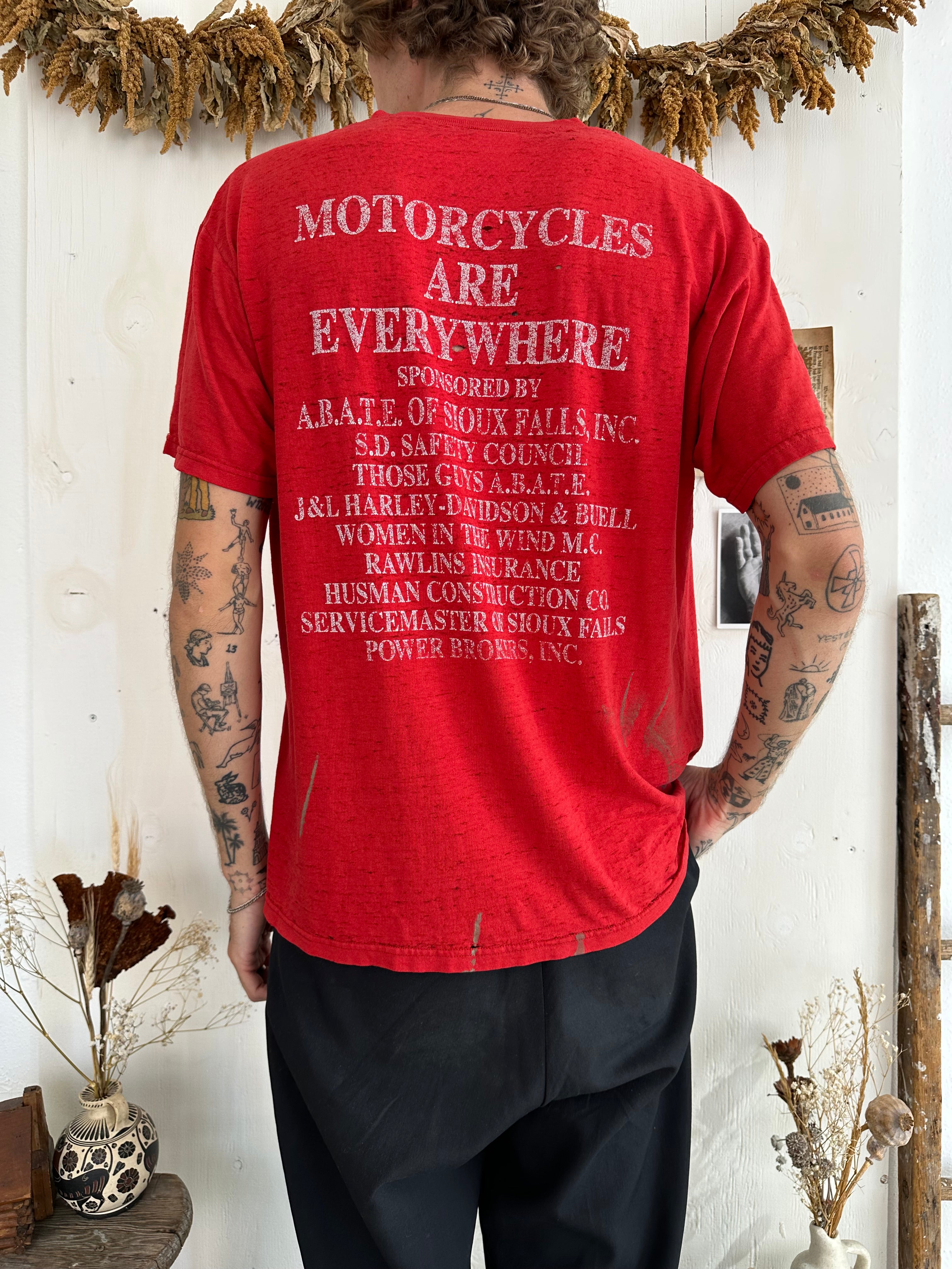 1980s Paper-Thin Motorcycles Tee (L)