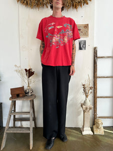 1990s Well-Worn Teddy Bear T-Shirt (Boxy L/XL)