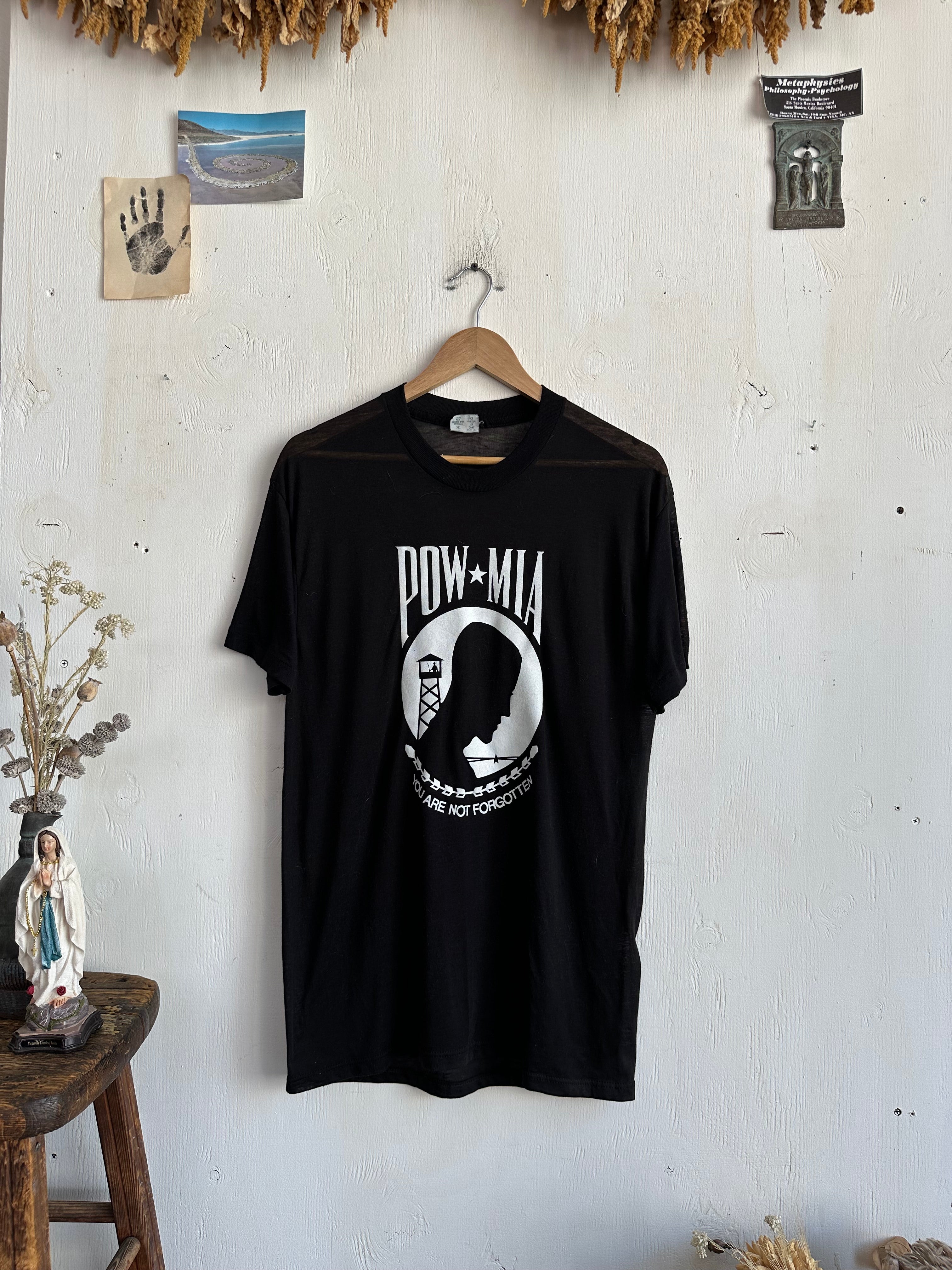1990s Paper Thin POWMIA T-Shirt (L)