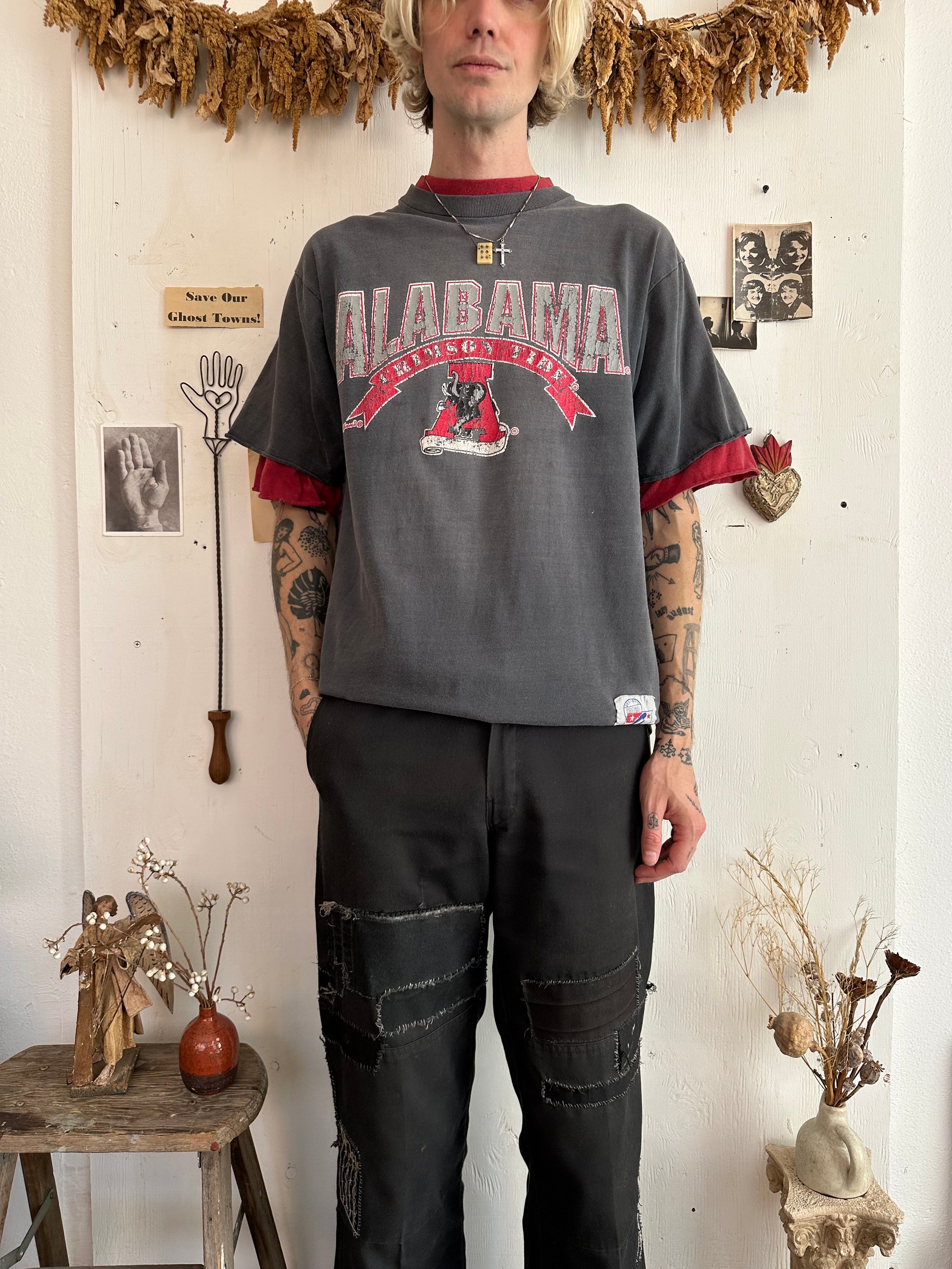1990s Faded Alabama Double Sleeve Tee