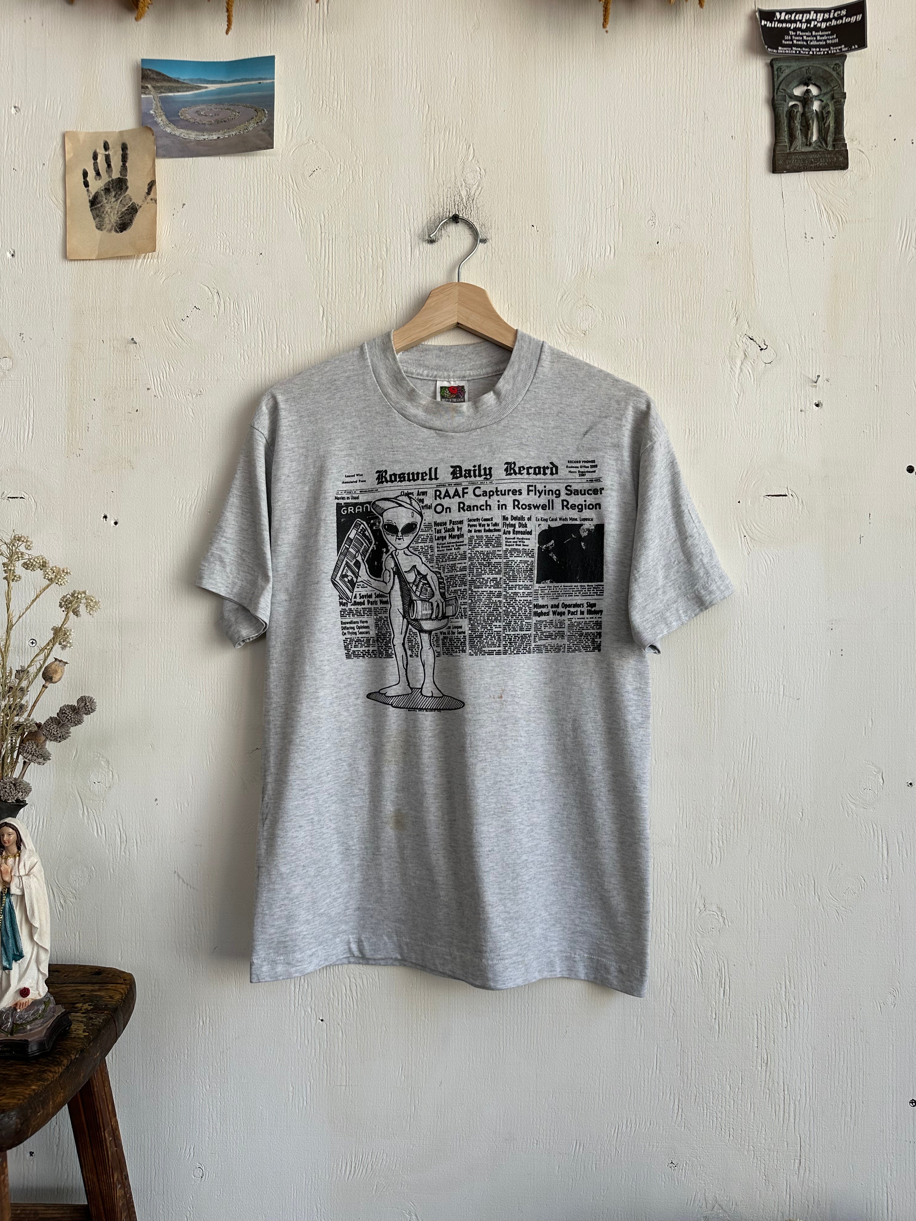 1990s Roswell Newspaper T-Shirt (M)