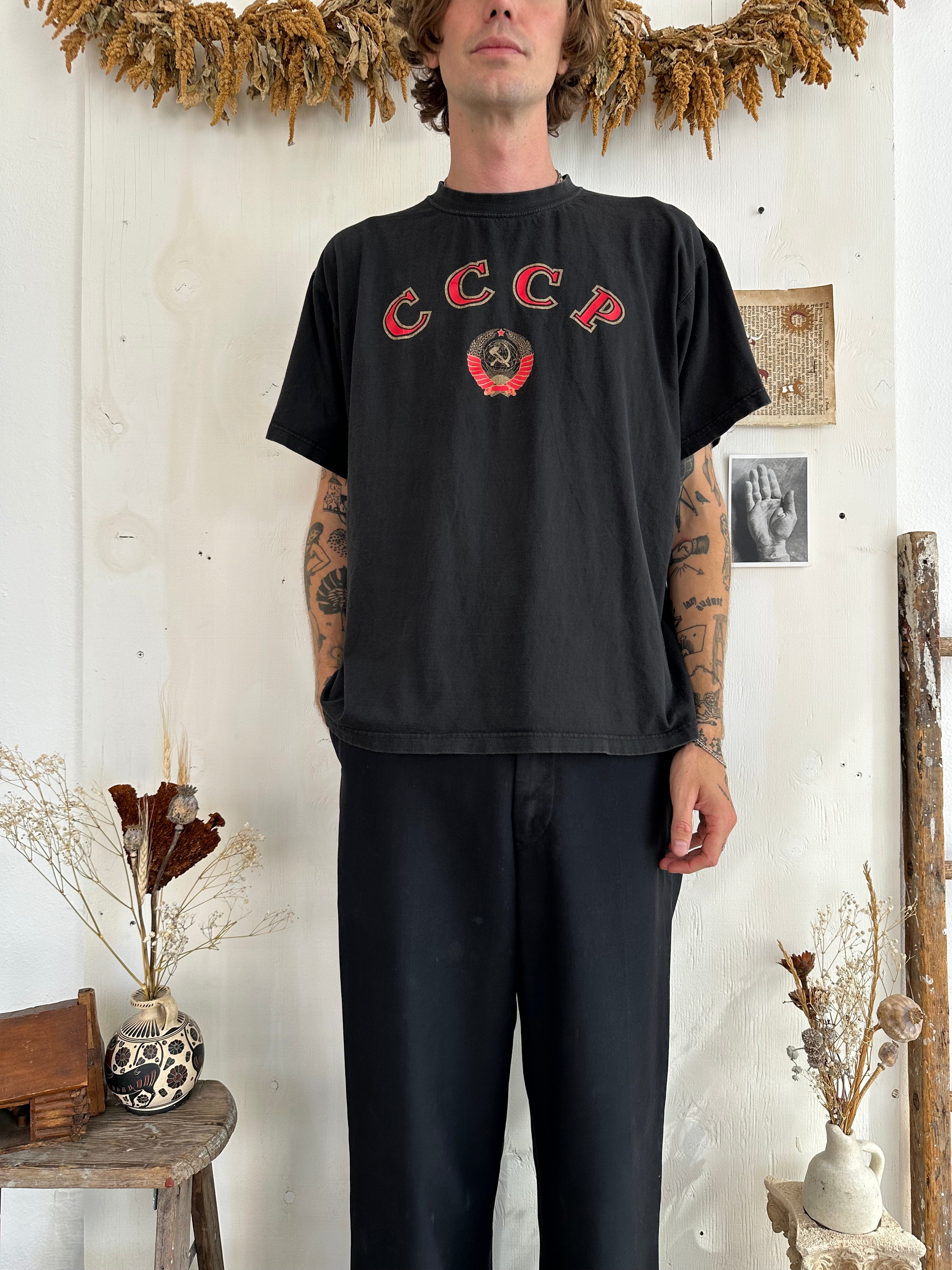 1980s Soviet CCCP T-Shirt (Boxy L/XL)