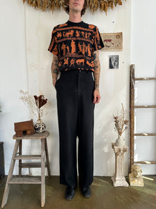 1990s All Over Greek Pottery Tee (M/L)