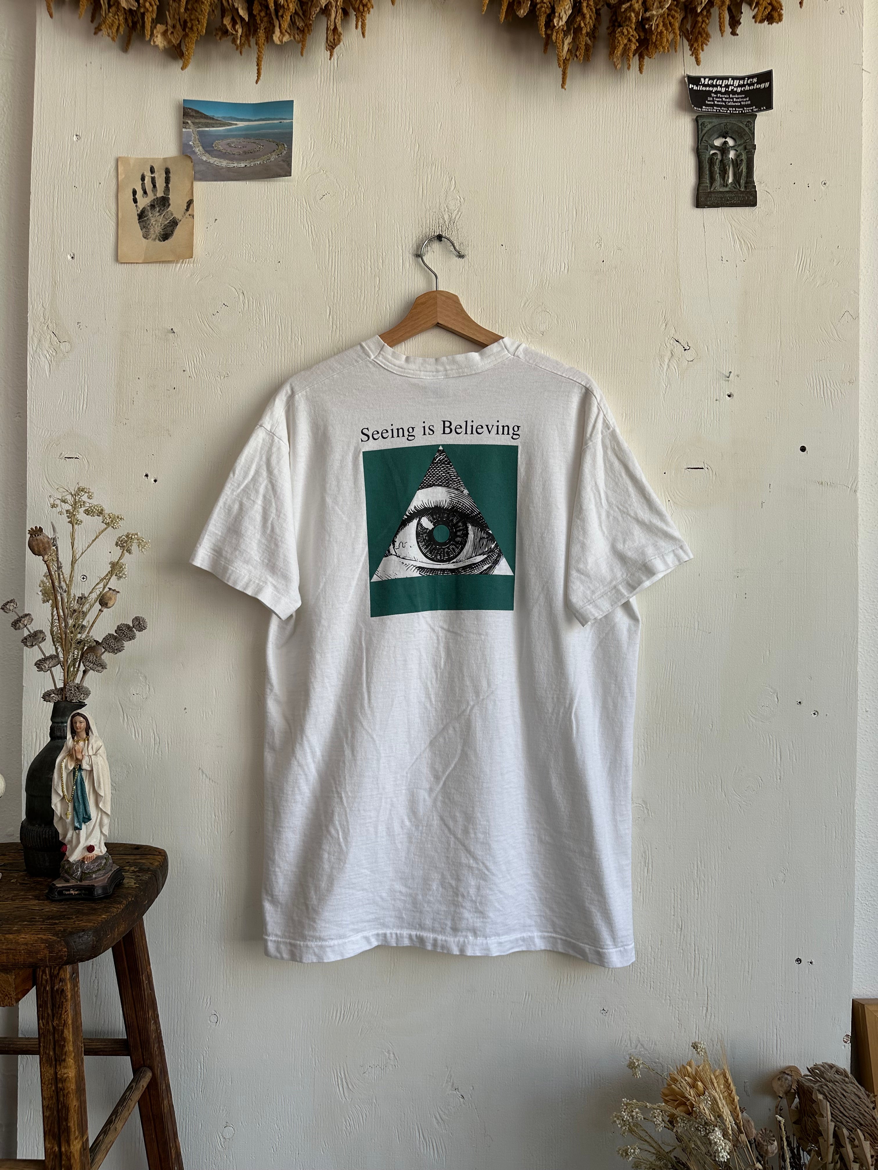 1990s Seeing is Believing T-Shirt (XL)