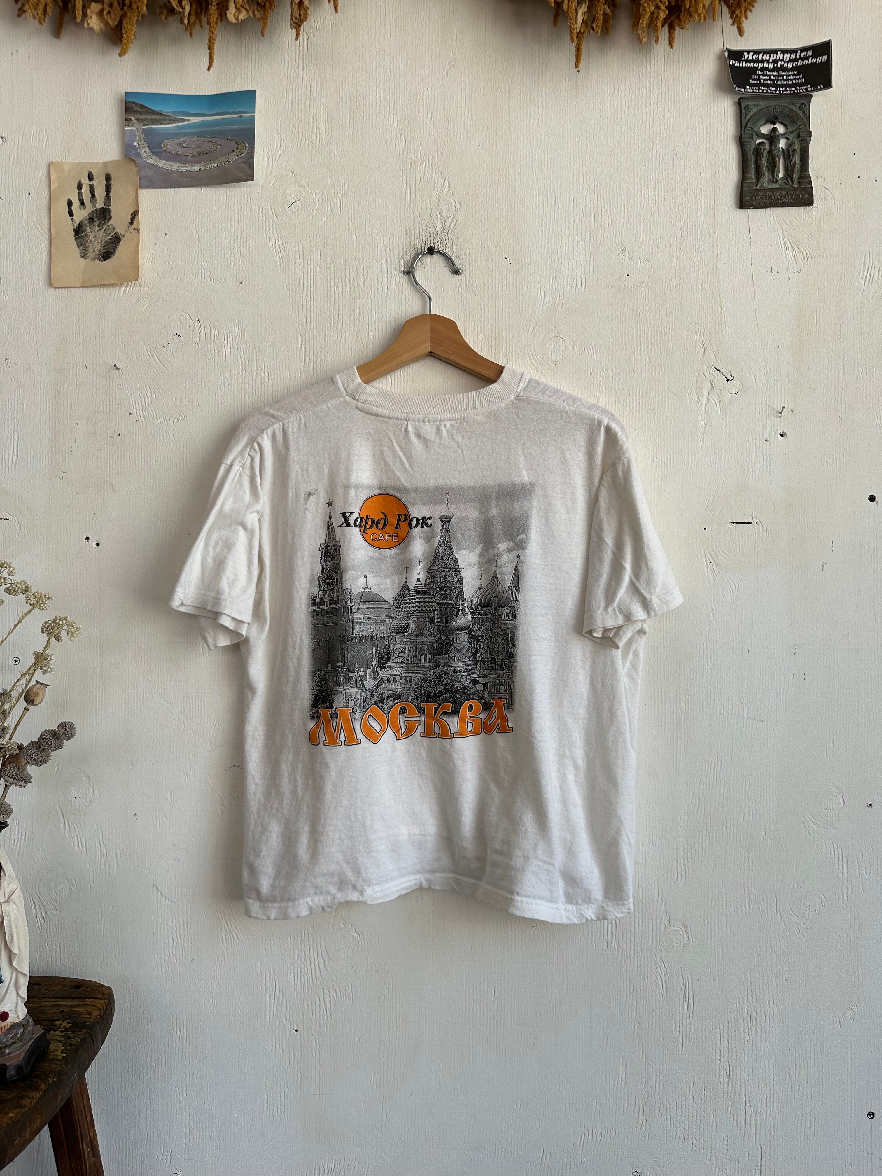 1990s Hard Rock Cafe Russia T-Shirt (Boxy M)