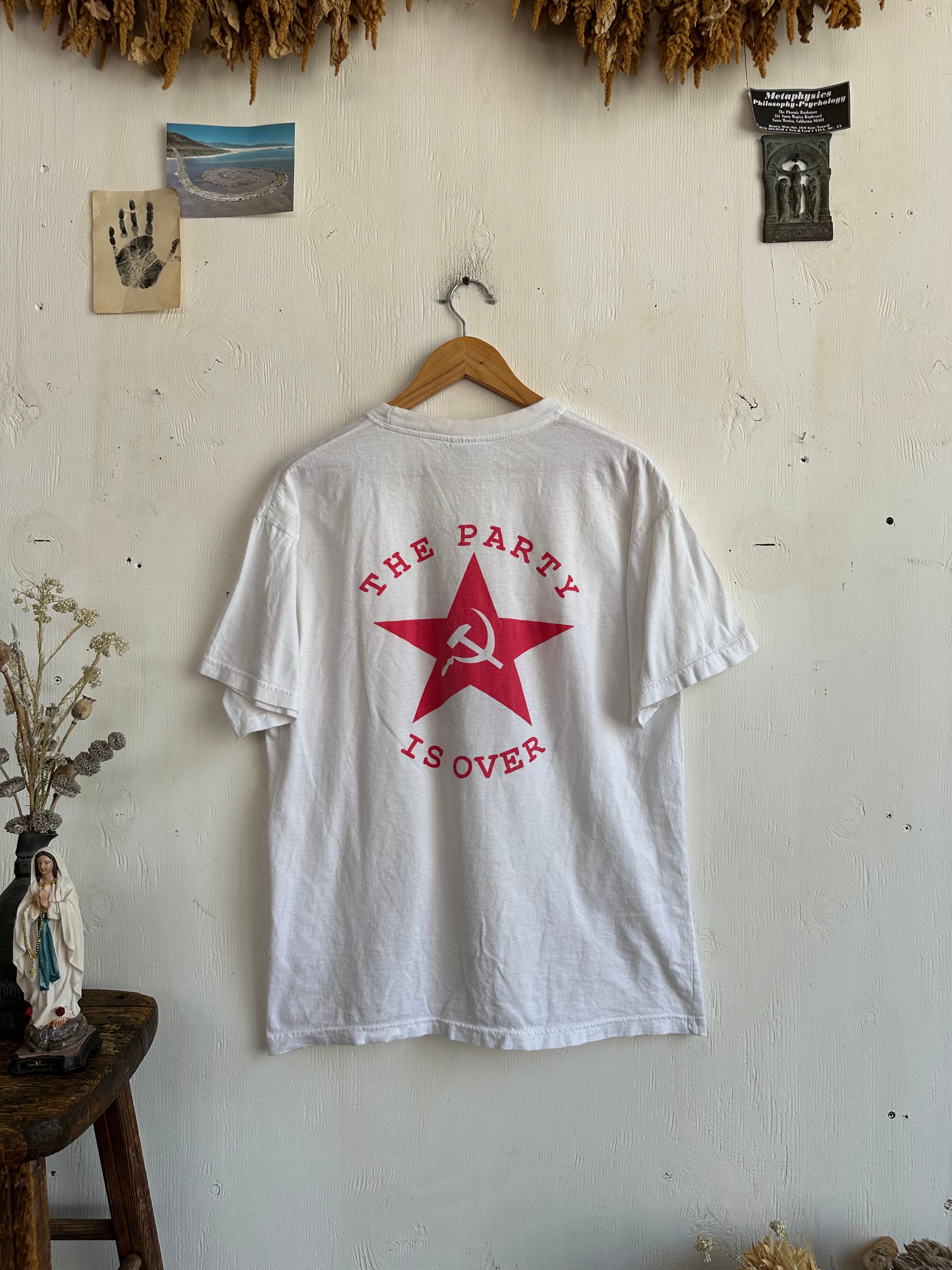 1990s McLenin The Party is Over T-Shirt (Boxy L)