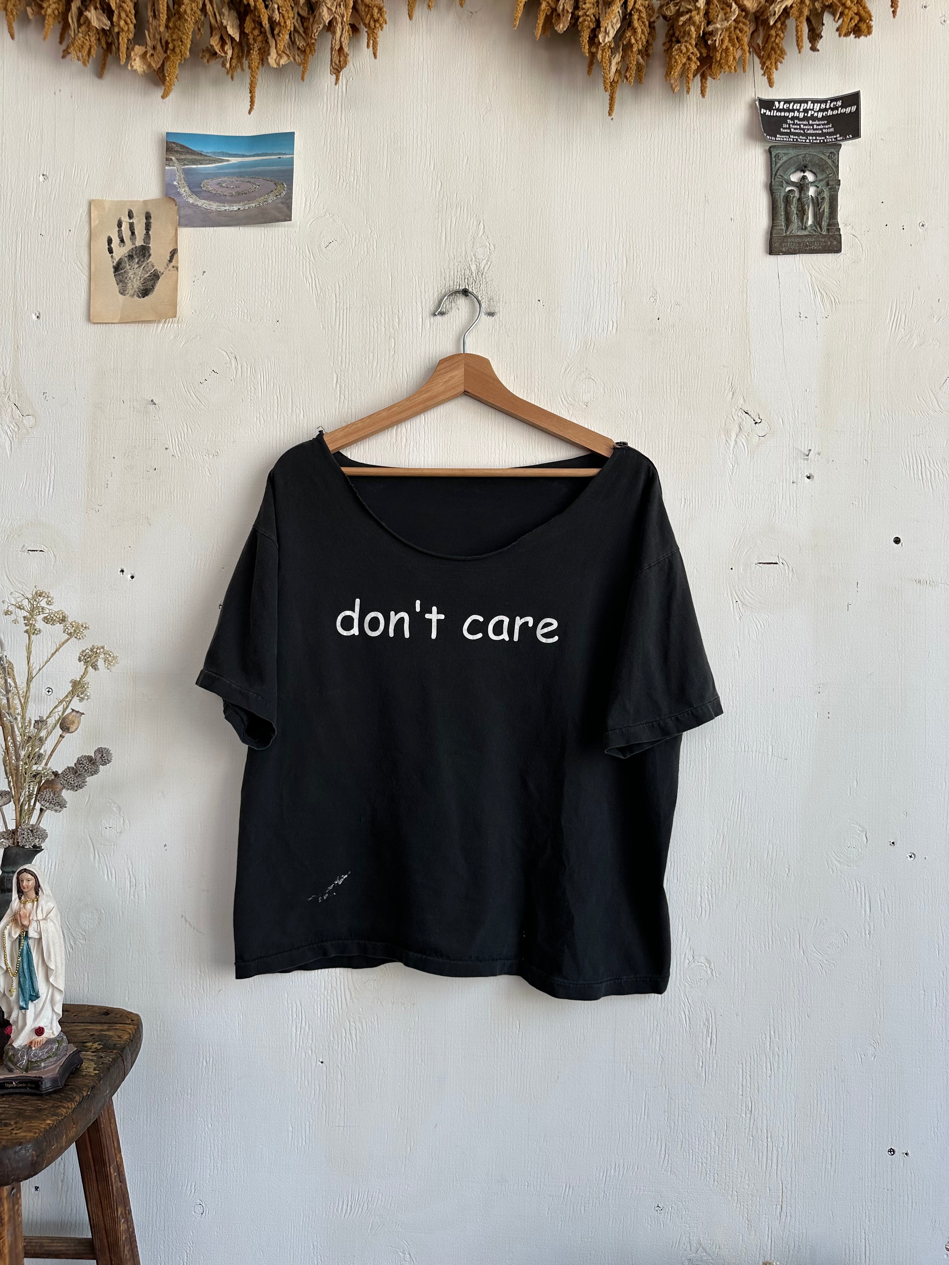 1990s Don’t Care T-Shirt (Boxy M/L)