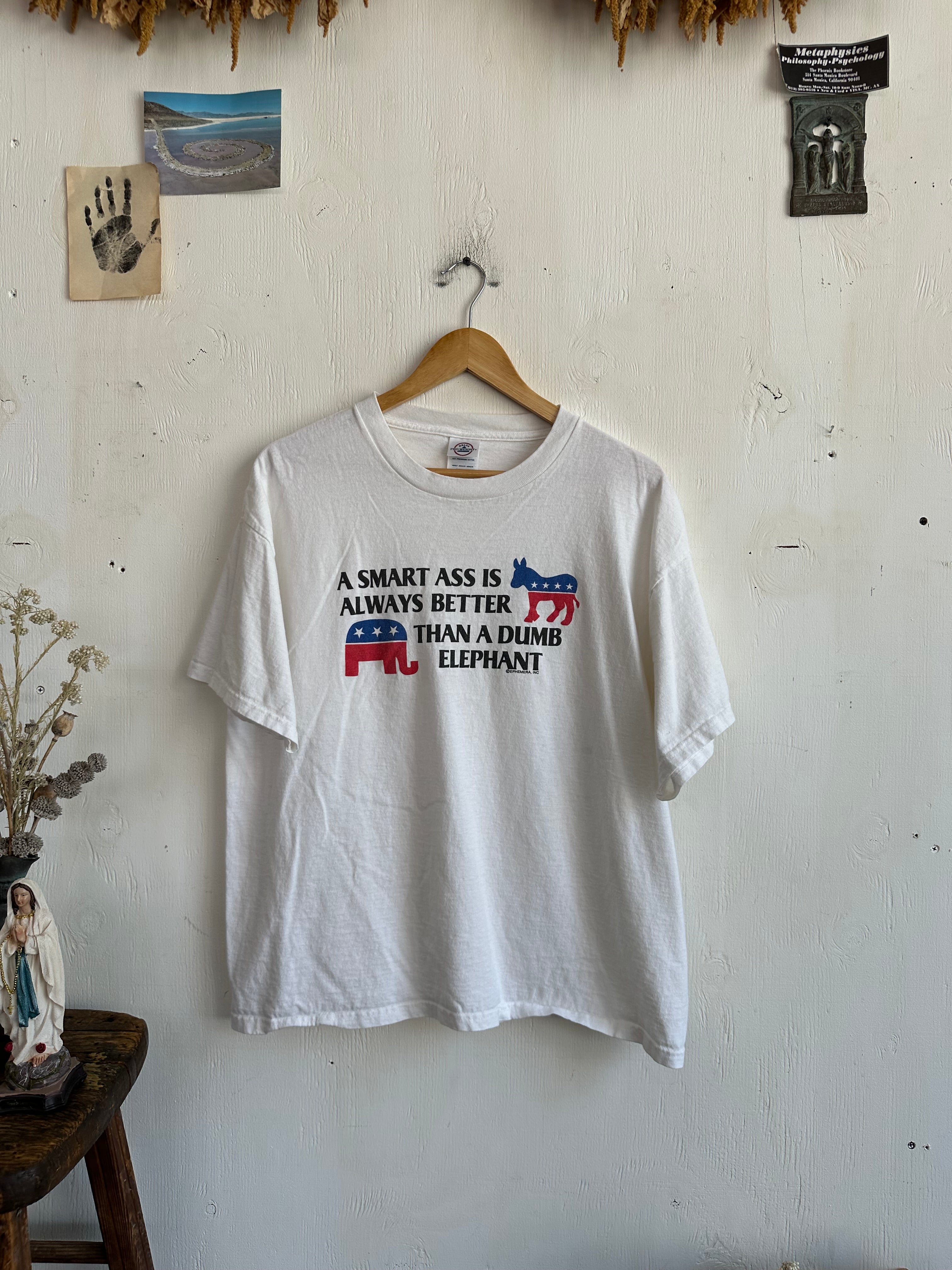 2000s Smart Ass T-Shirt (Boxy L)