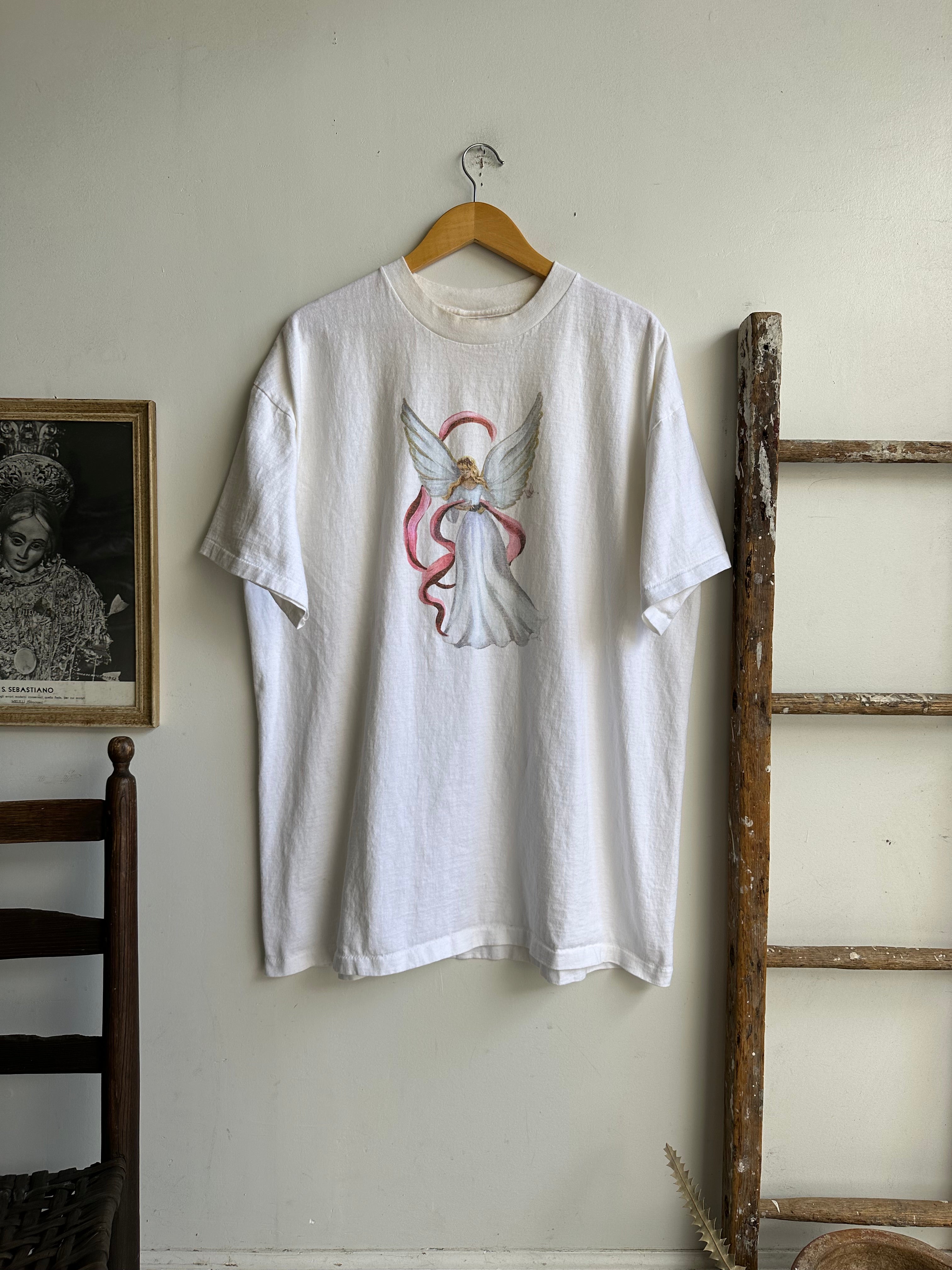 1990s Oversized Angel T-Shirt (XXL)