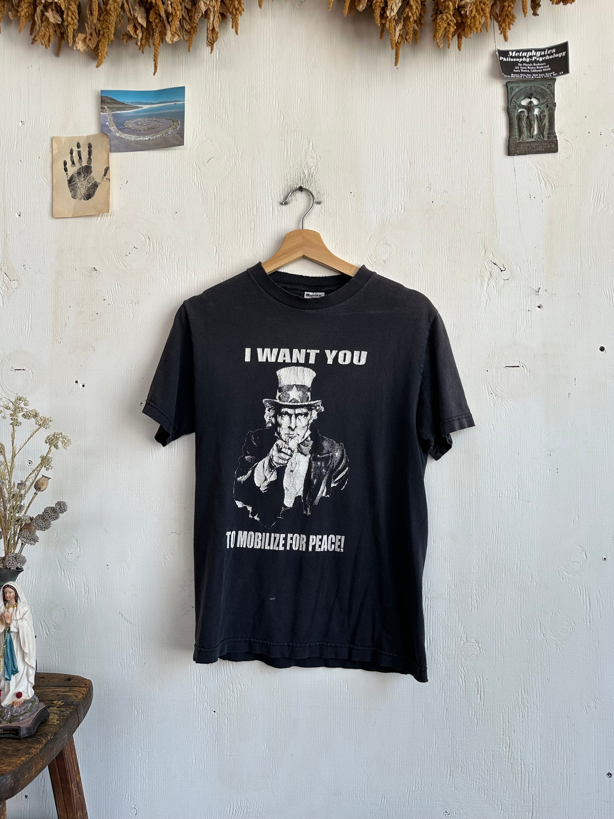 1990s Mobilize for Peace Anti-Flag Tee