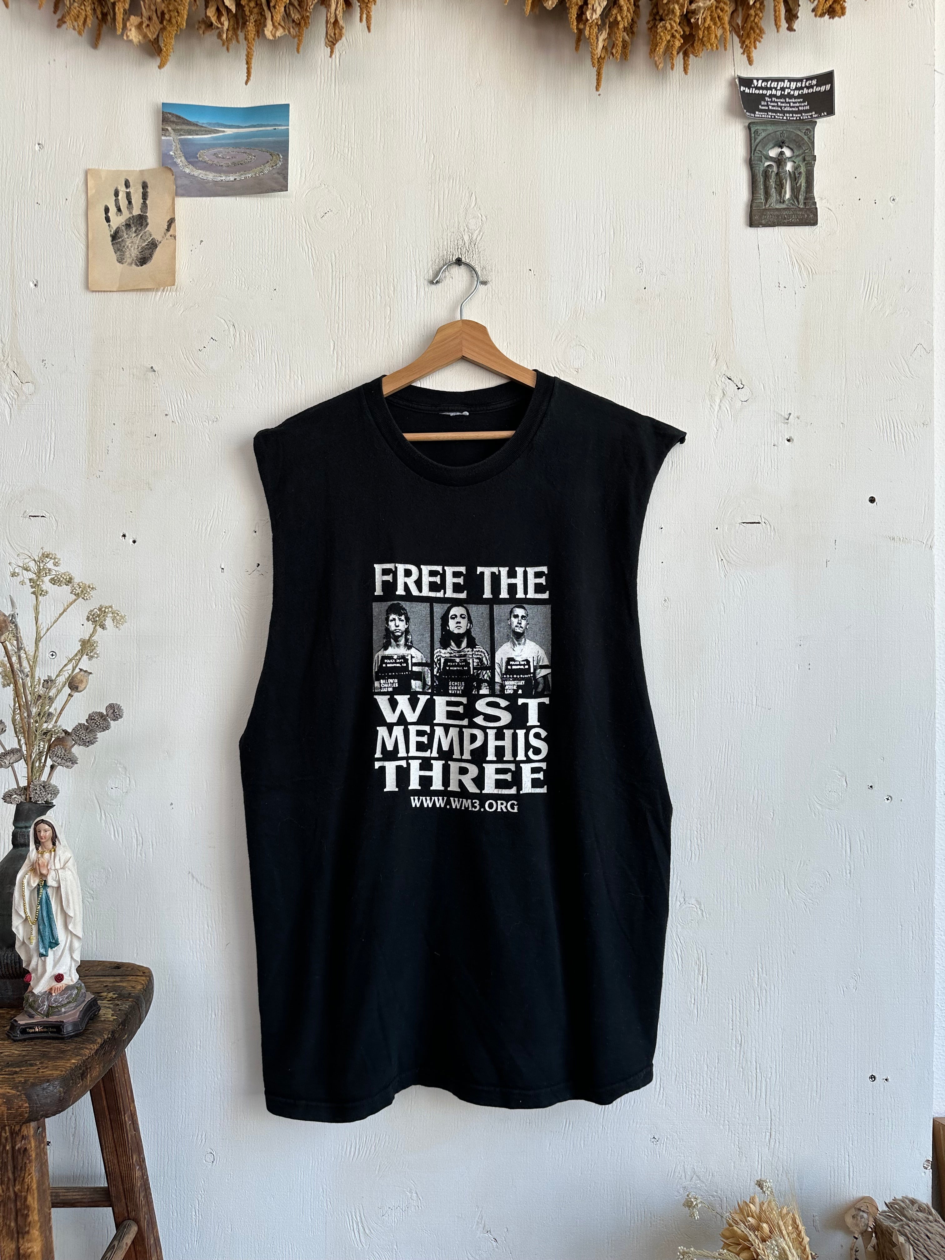 2000s Free the West Memphis Three Muscle Tee (Boxy XL)