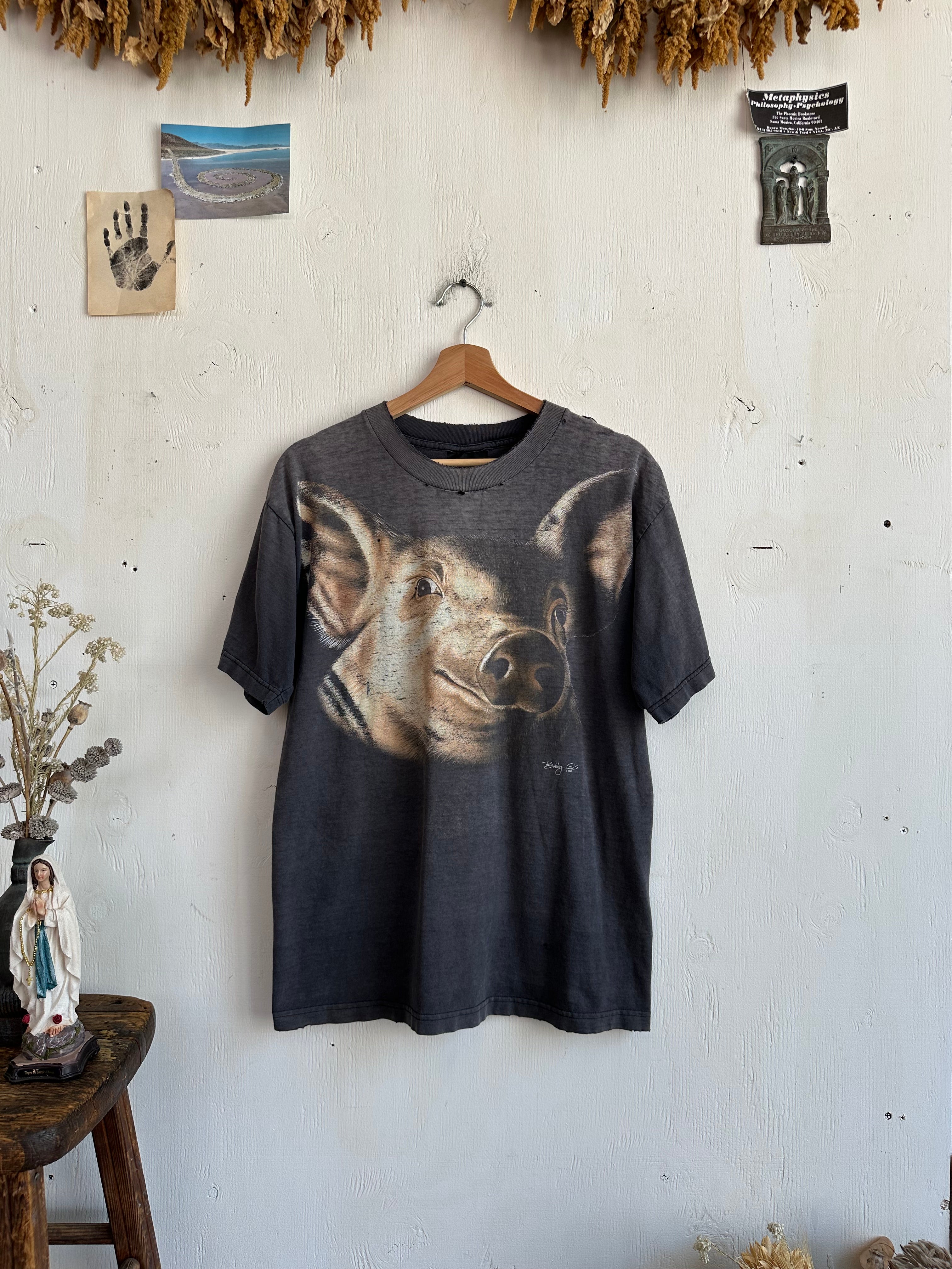 1997 Sunfaded Pig T-Shirt (M/L)