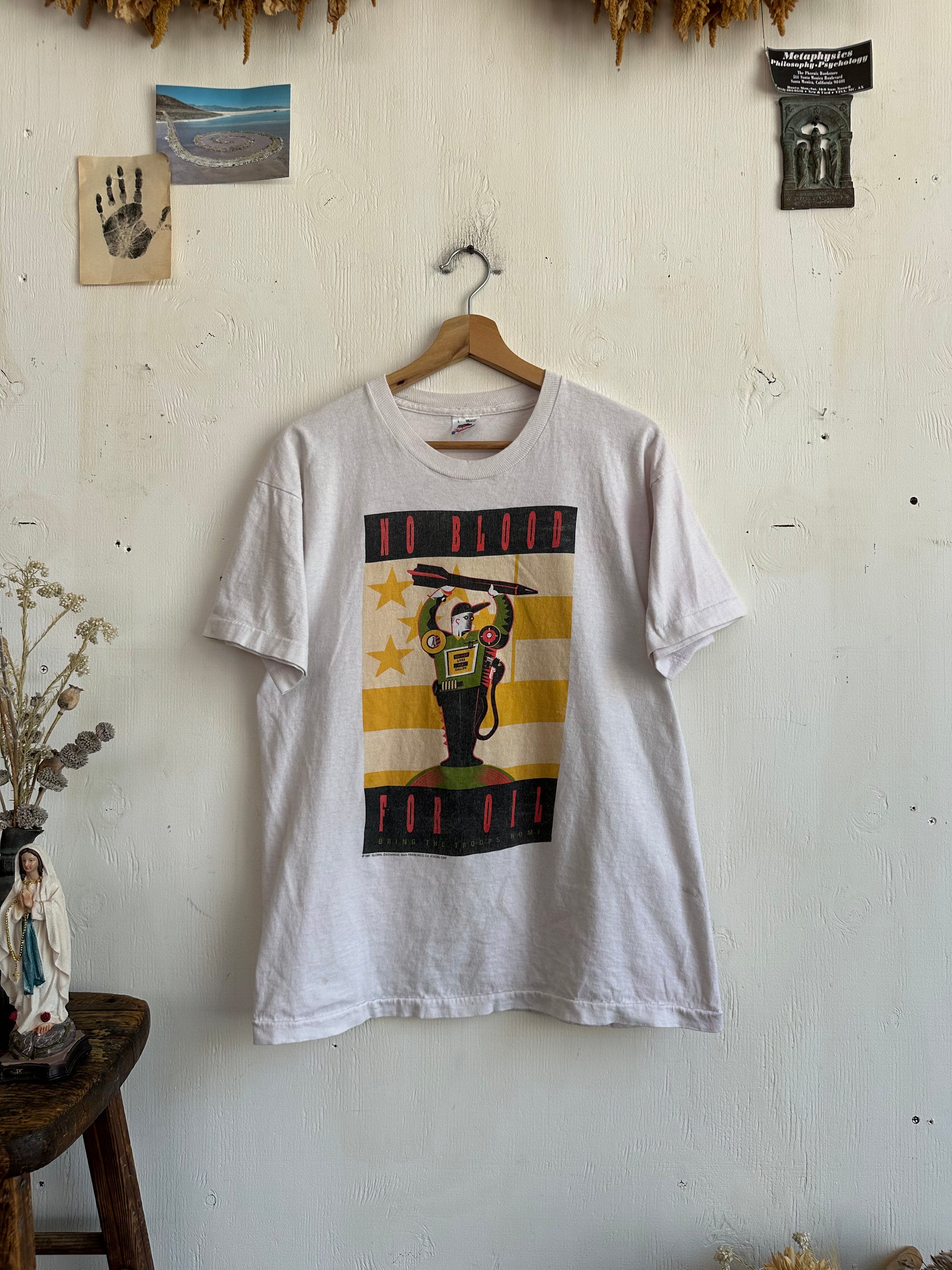 1991 No Blood For Oil T-Shirt