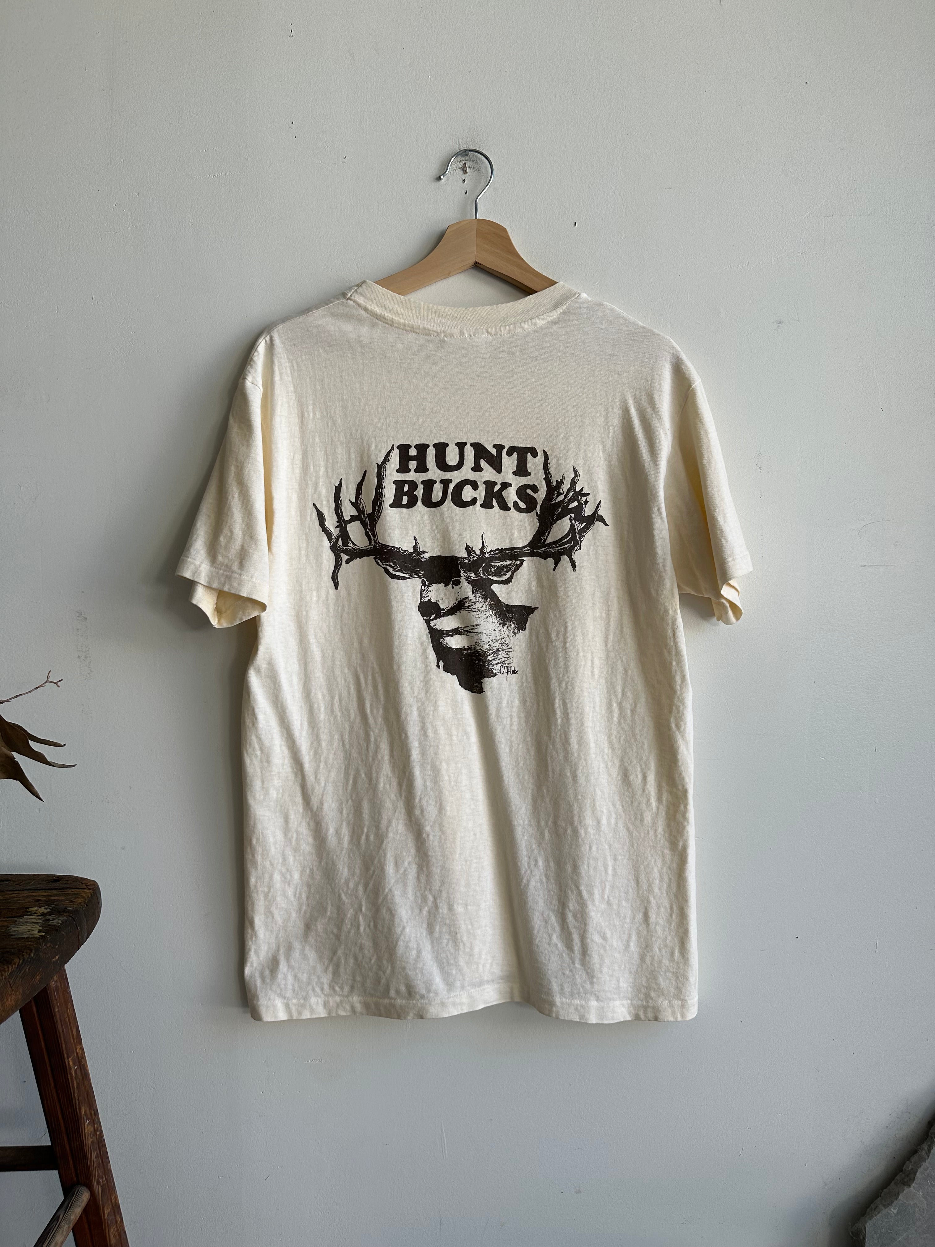 1980s Hunt Bucks T-Shirt (L)