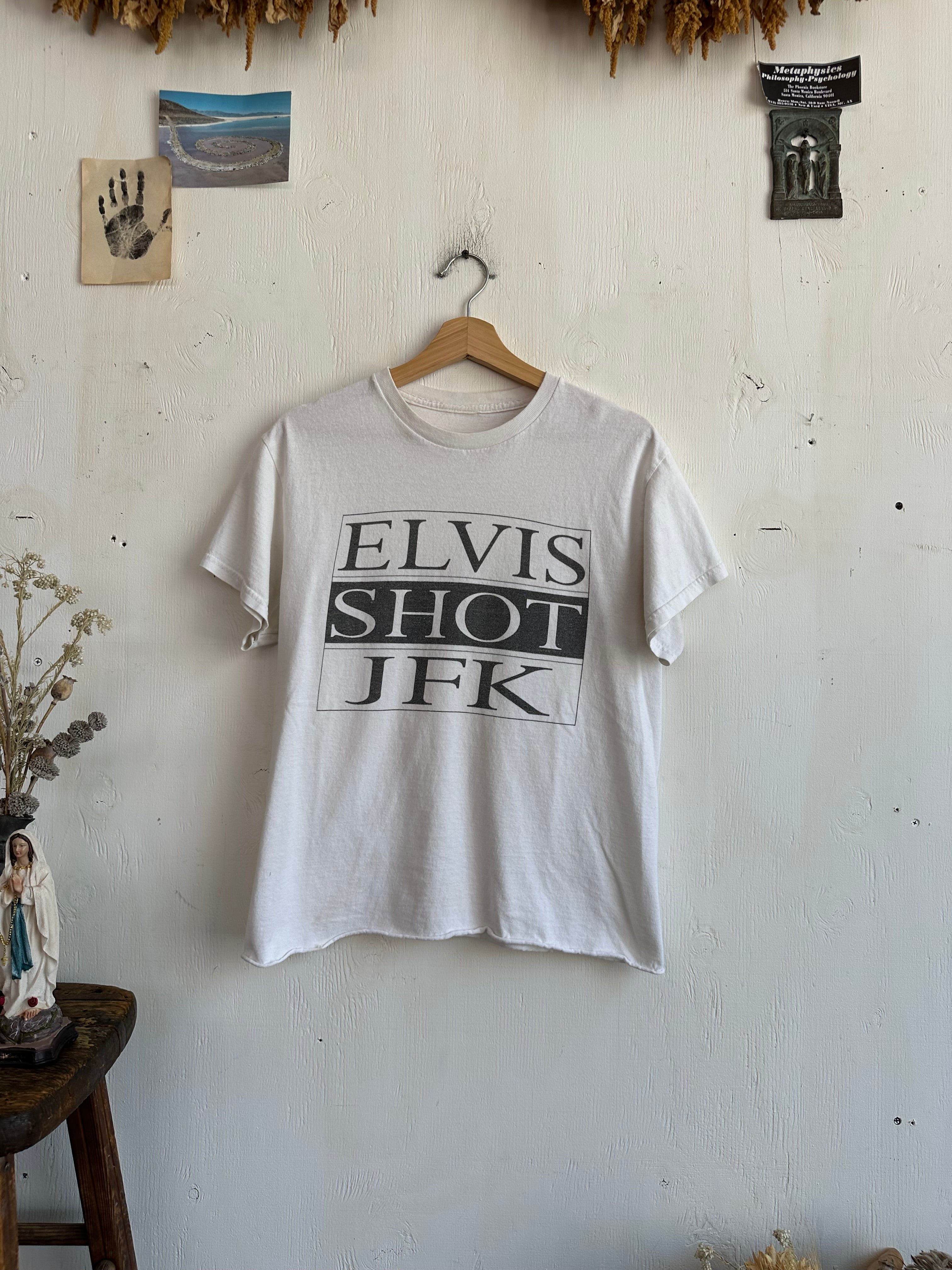 2000s Elvis Shot JFK Tee (M)