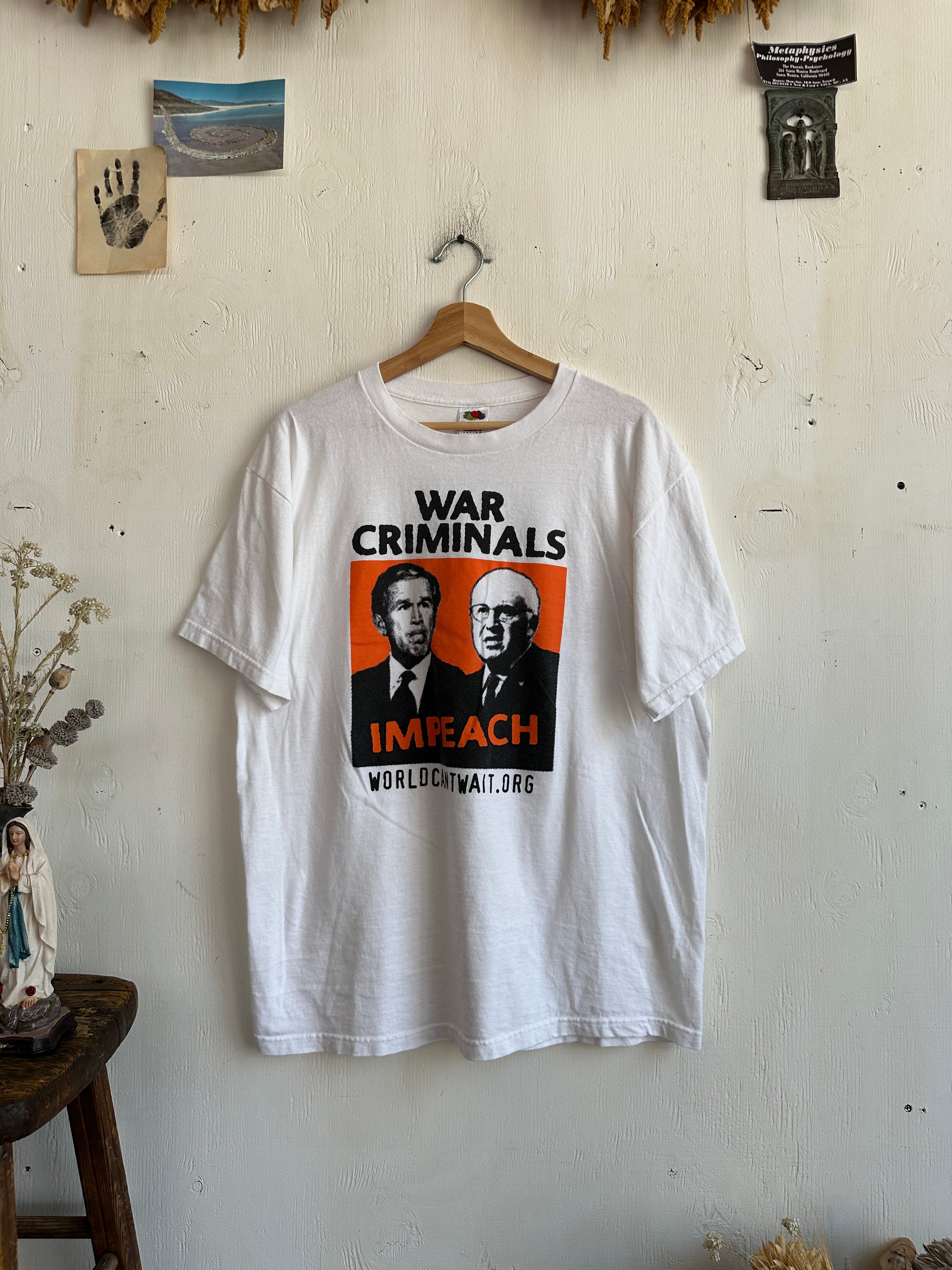 2000s Impeach Bush/Chaney T-Shirt (XL)