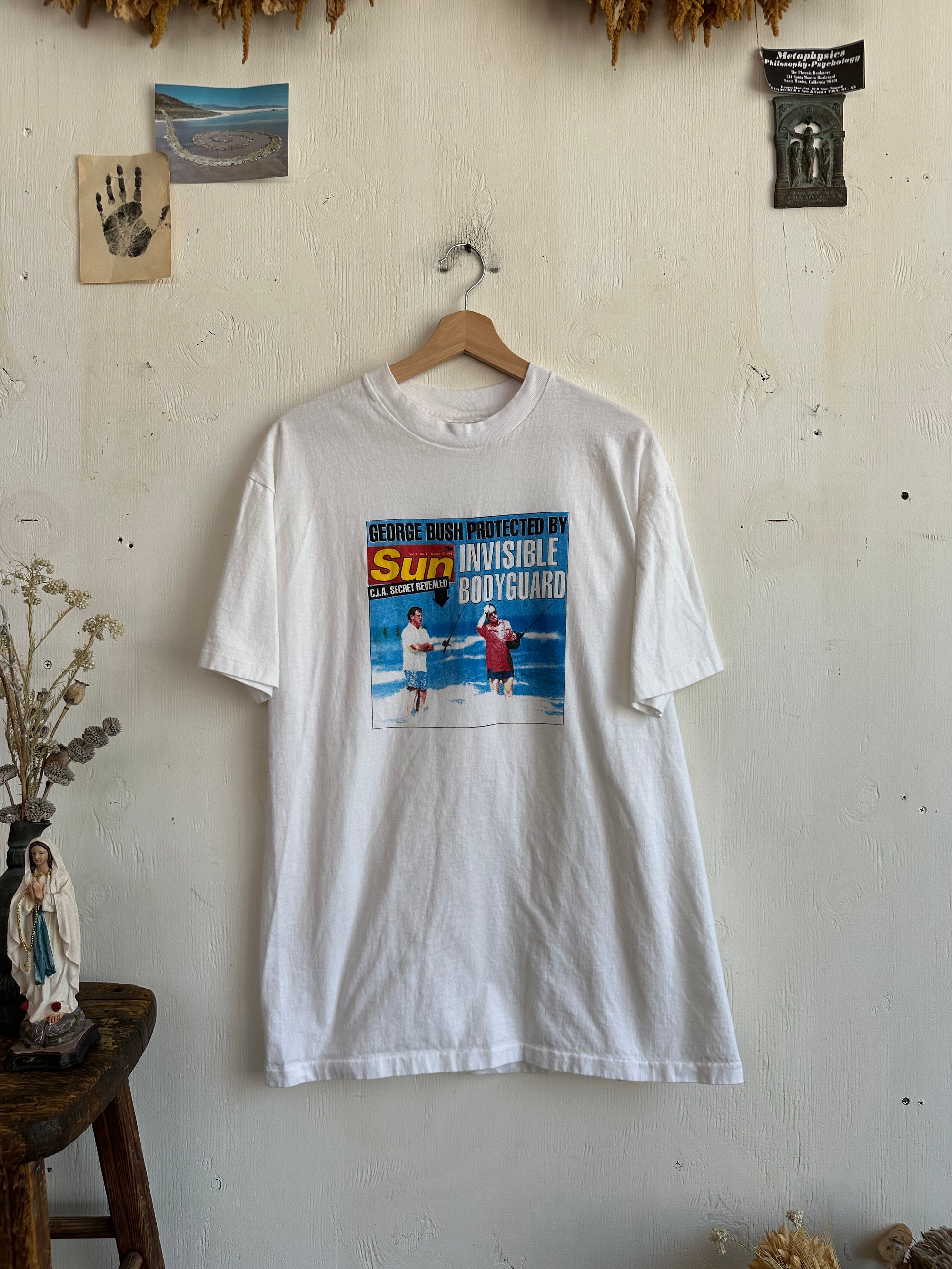 1991 George Bush Invisible Bodyguard Tee