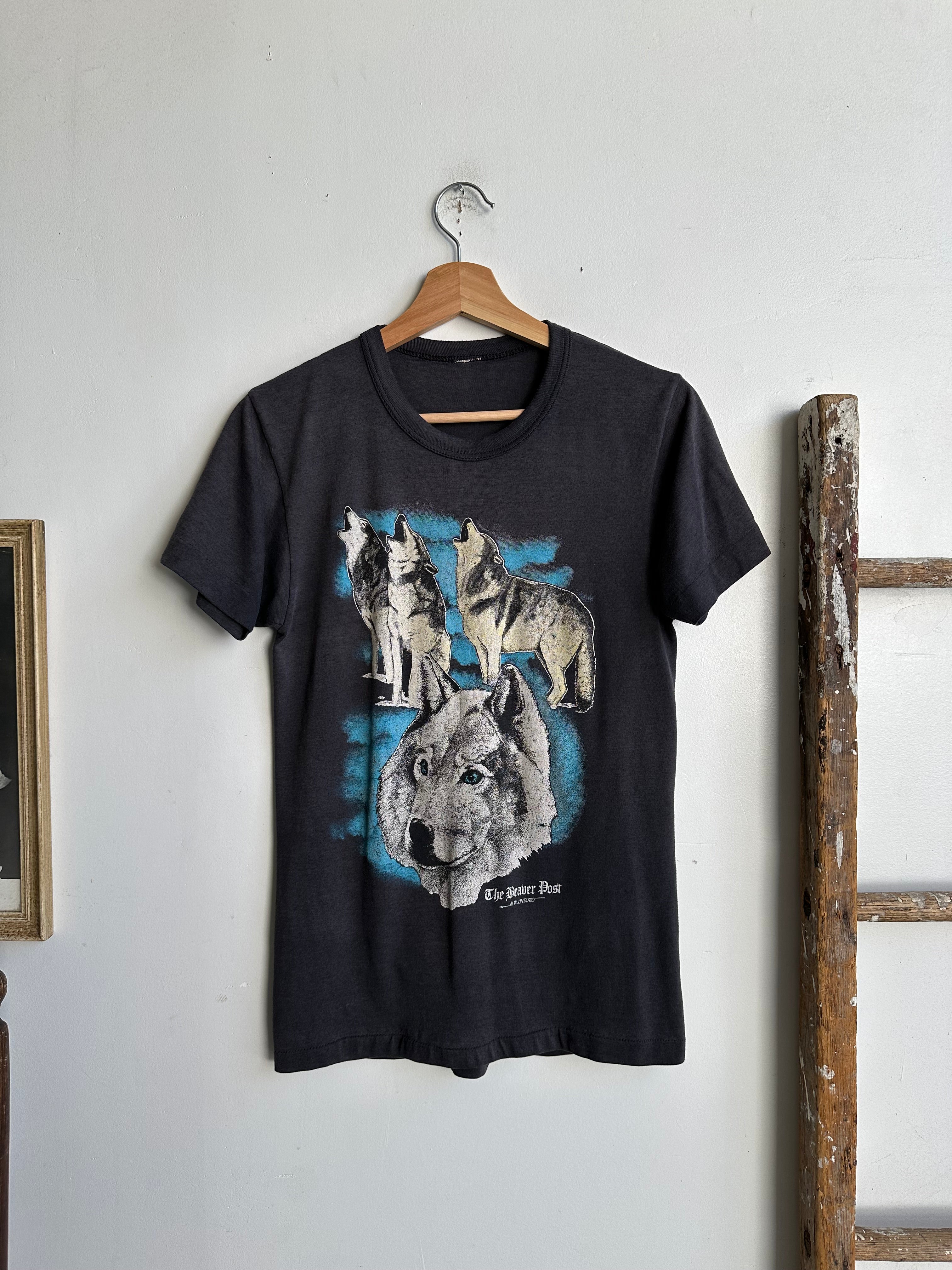 1980s Beaver Post T-Shirt (S/M)