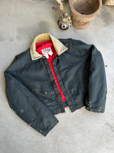 1970s Thrashed Open-Face Insulated Work Jacket (M)