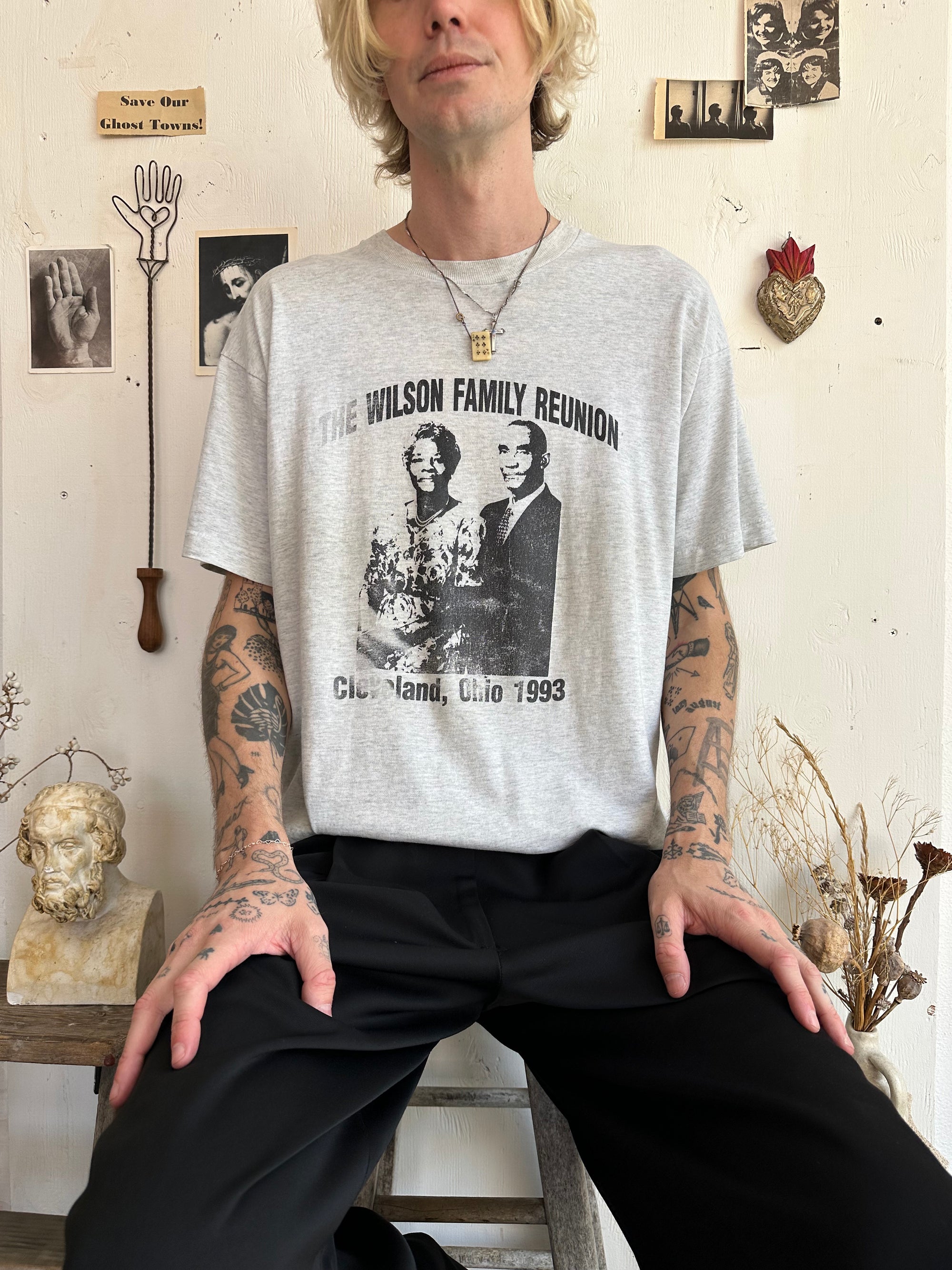 1993 Faded Wilson Family Reunion Tee