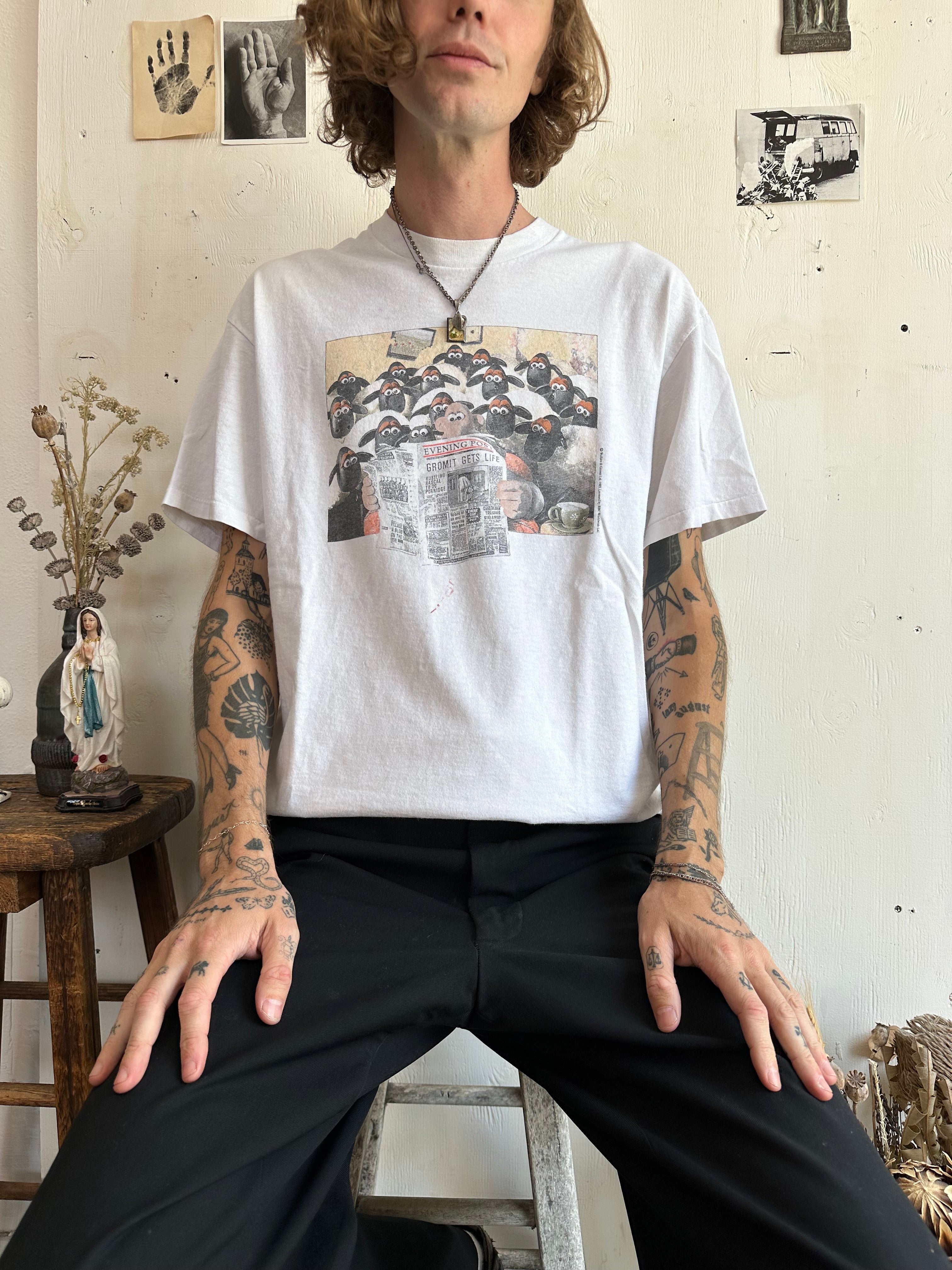 1989 Wallace & Gromit T-Shirt (L/XL)