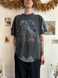 1990s Thrashed and Sunfaded Horse Tee (Boxy XL)