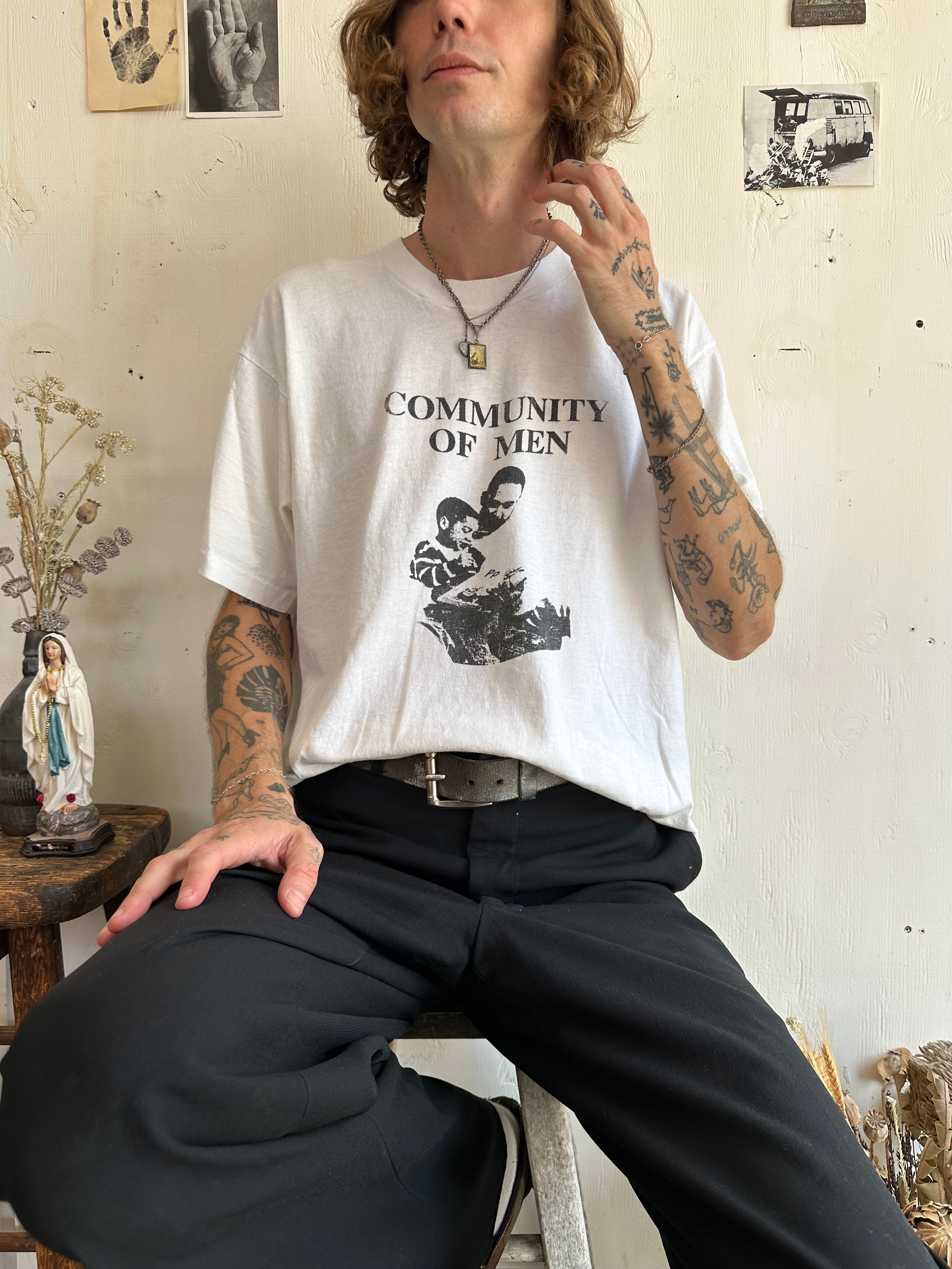 1980s Community of Men T-Shirt (Boxy L/XL)