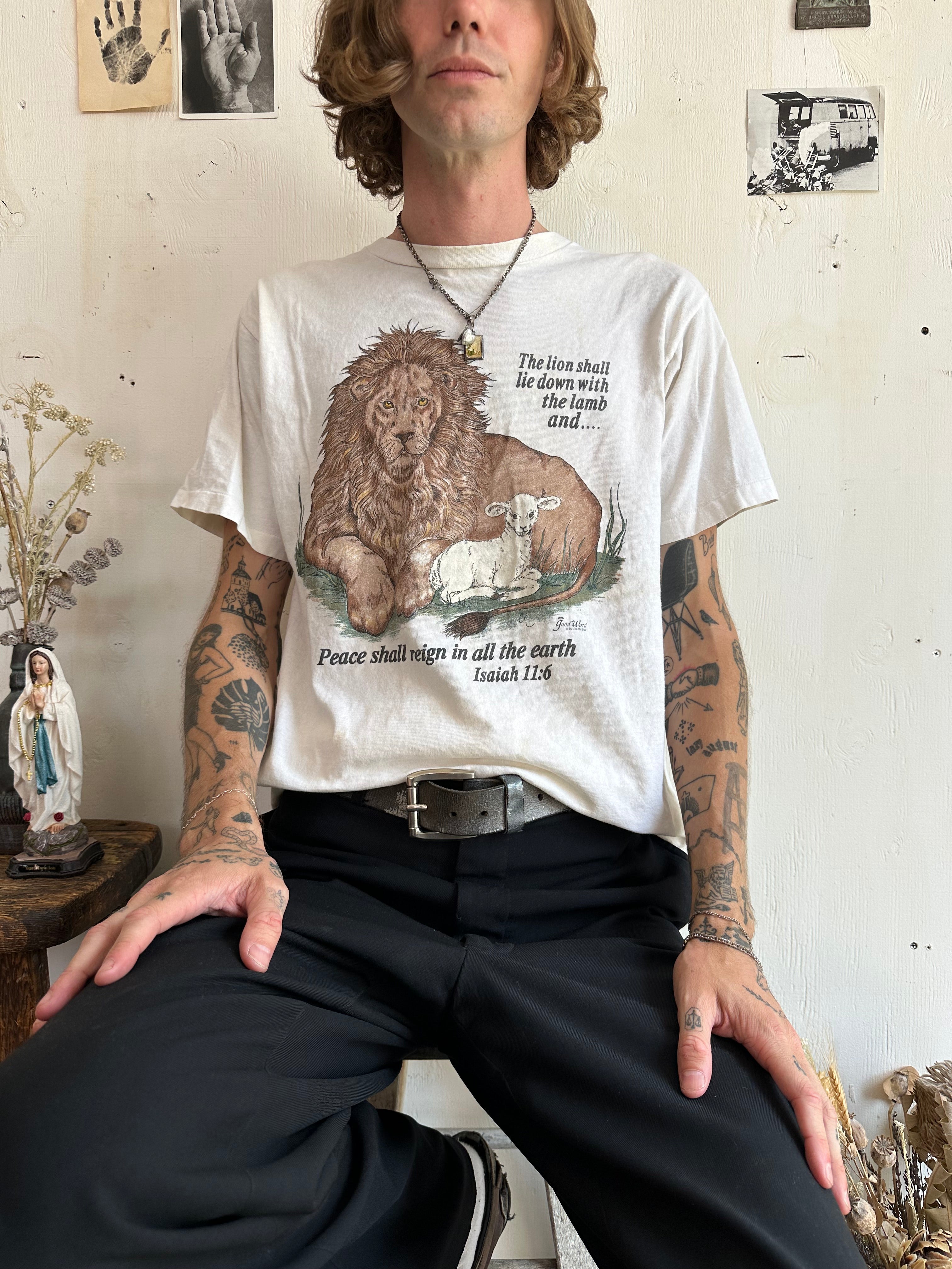 1990s Peace Shall Reign T-Shirt (L)