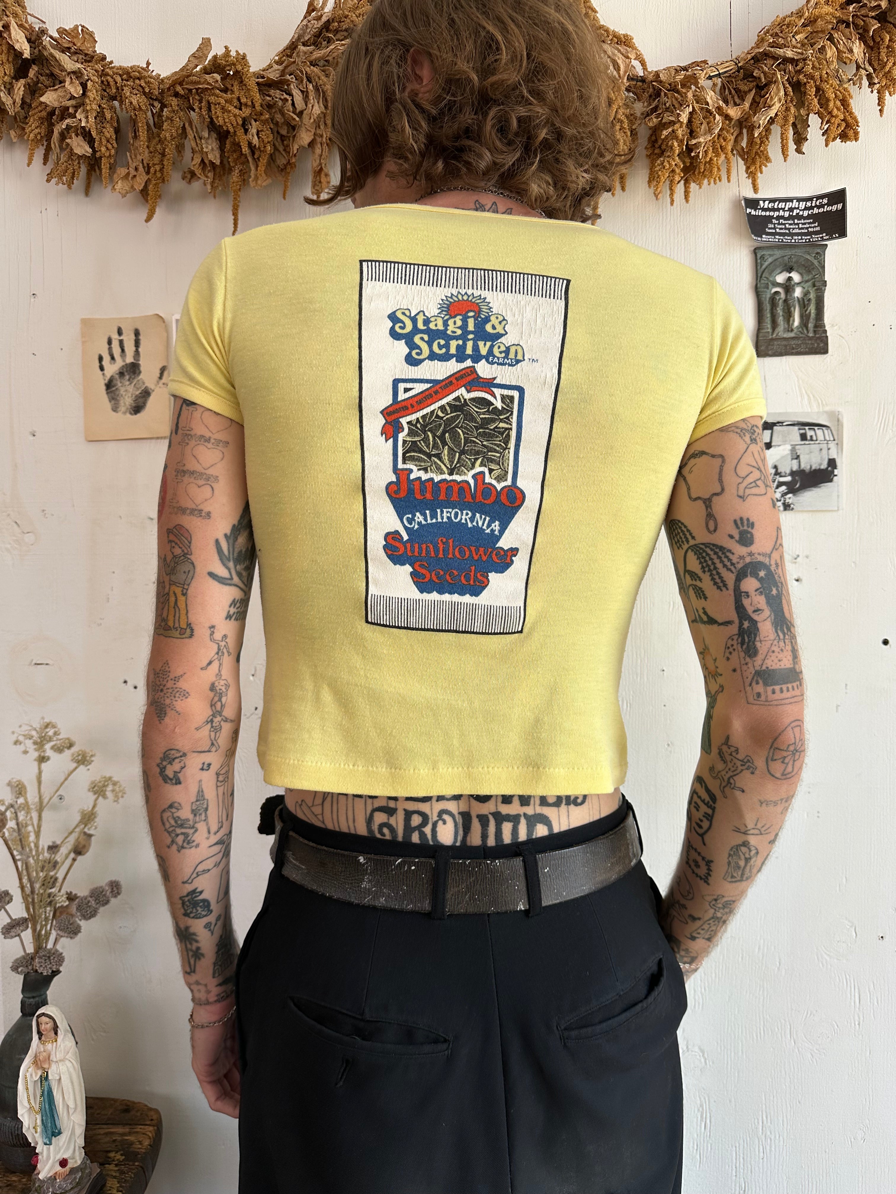 1970s California Jumbos Sunflower Seeds T-Shirt (XS)