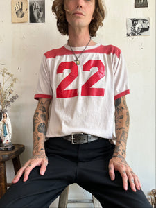 1980s Well Worn 22 Jersey Tee (L)
