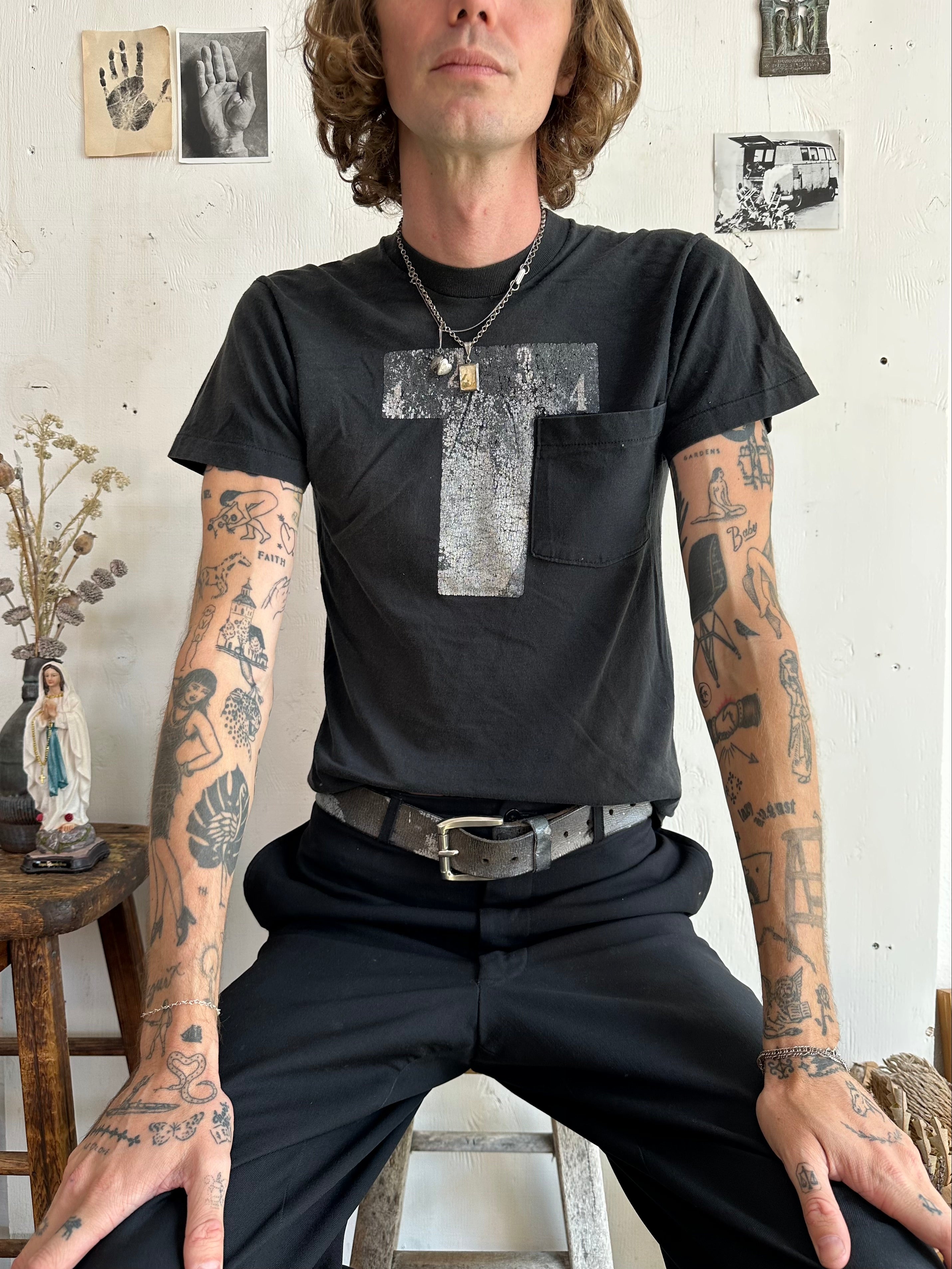 1980s Hooligans Punk Band Pocket Tee (M)