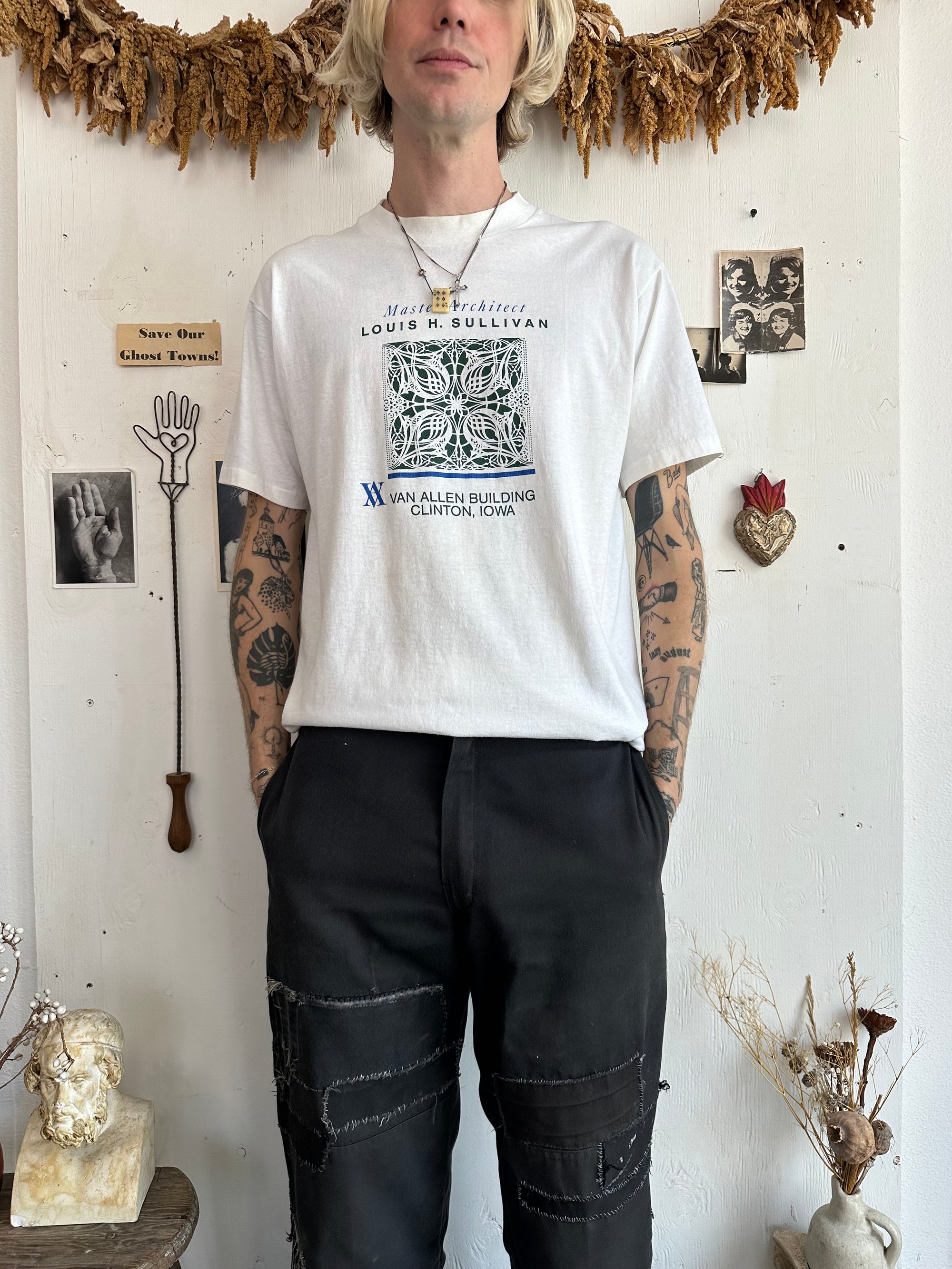 1980s Louis H. Sullivan Architect T-Shirt