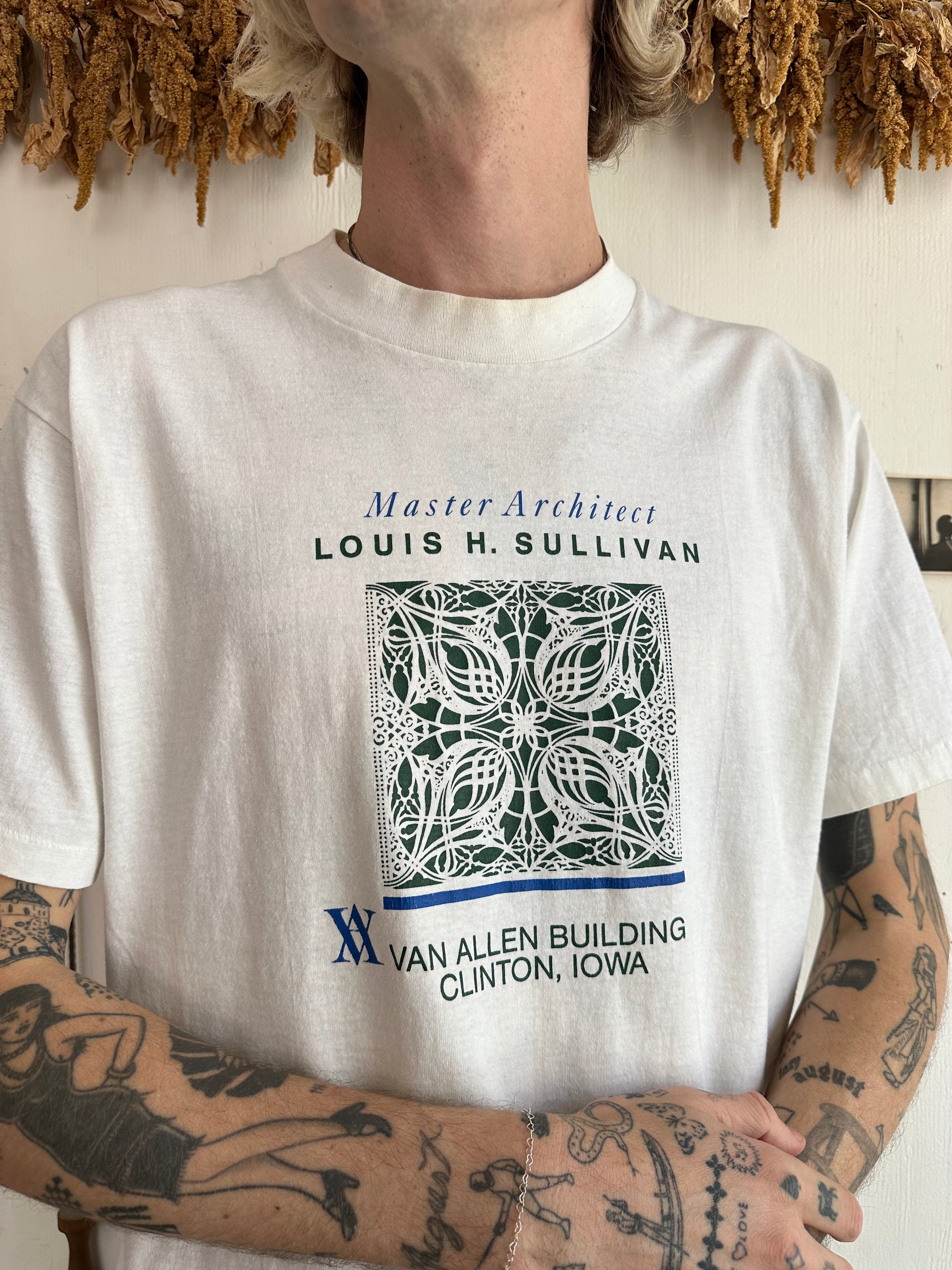 1980s Louis H. Sullivan Architect T-Shirt