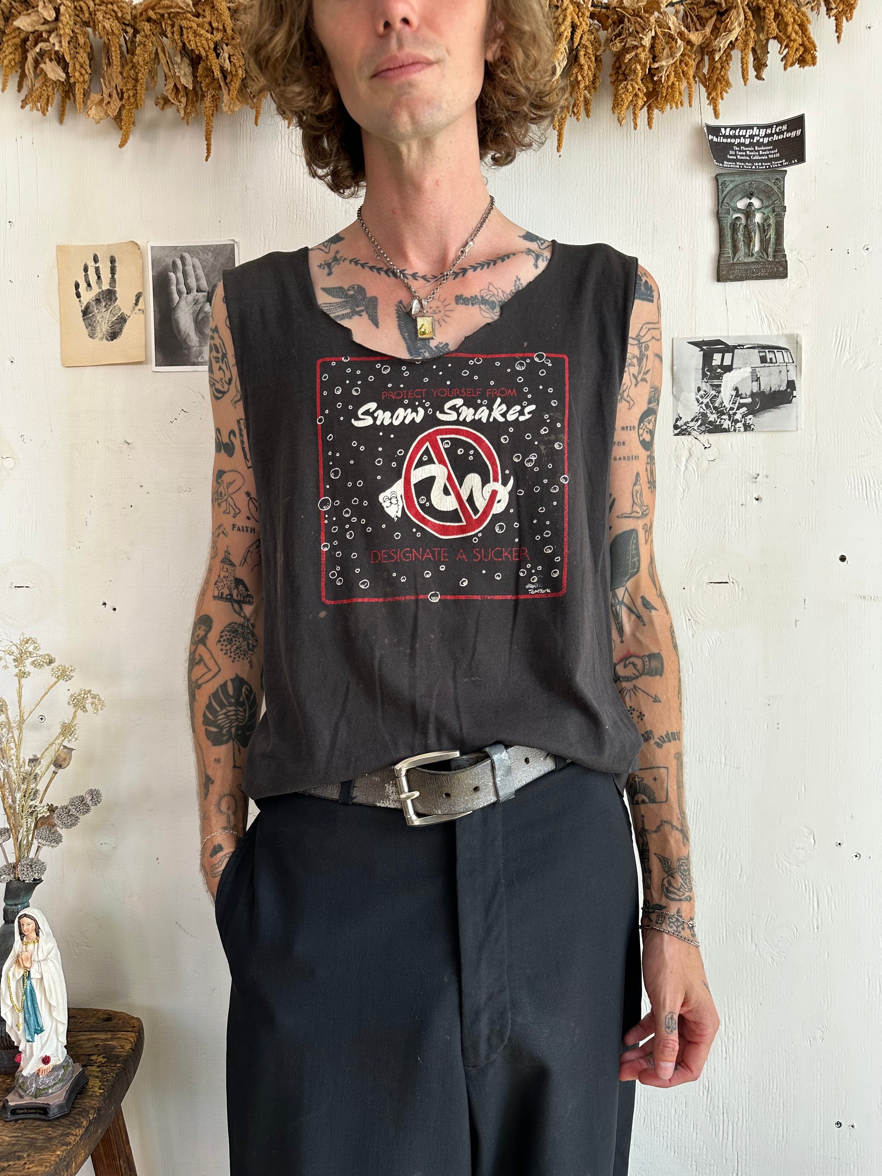 1990s Thrashed Snow Snakes Muscle Tee (M)