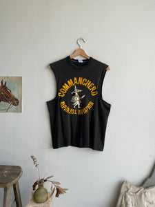 1980s Thrashed Commanchero Muscle Tee (M)