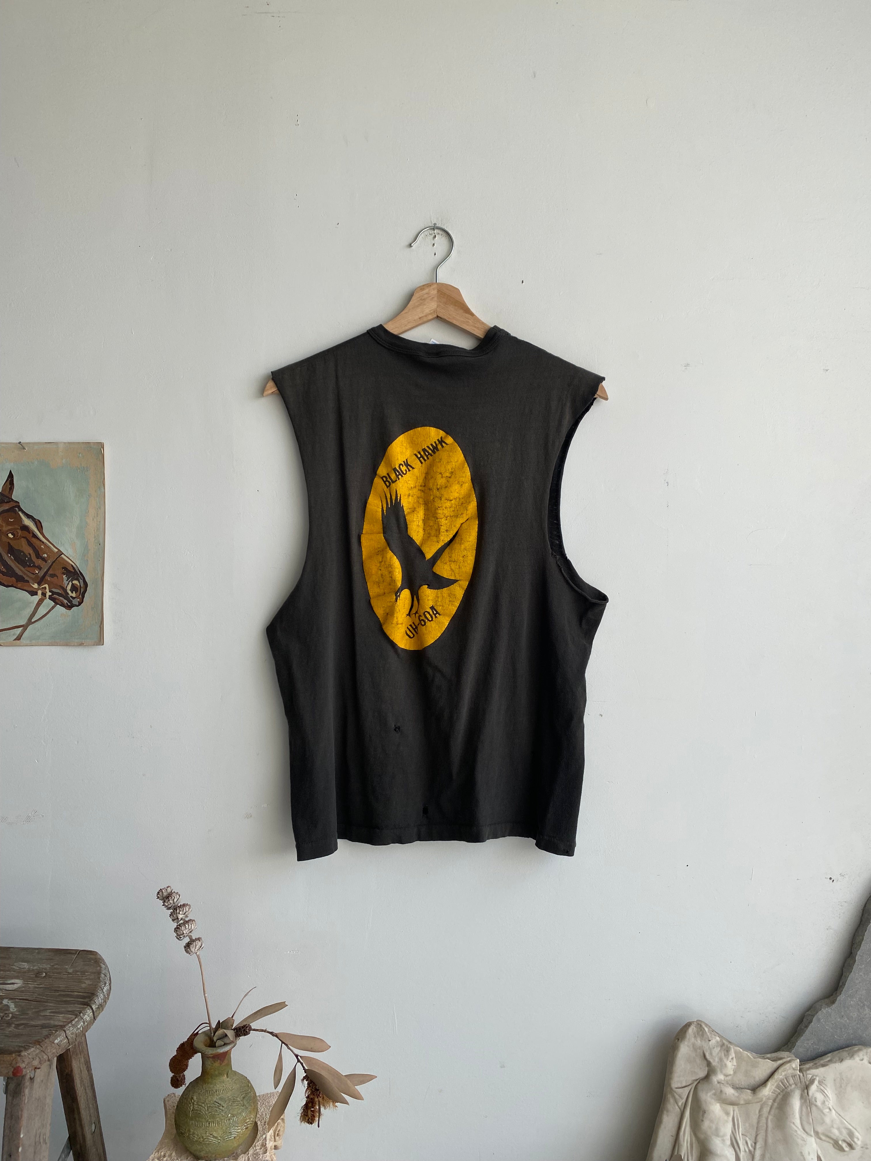 1980s Thrashed Commanchero Muscle Tee (M)